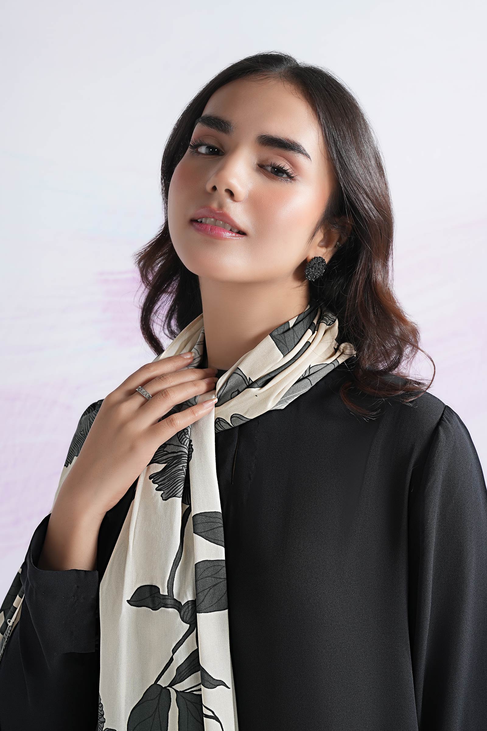 Printed Linen Dupatta - Image 2