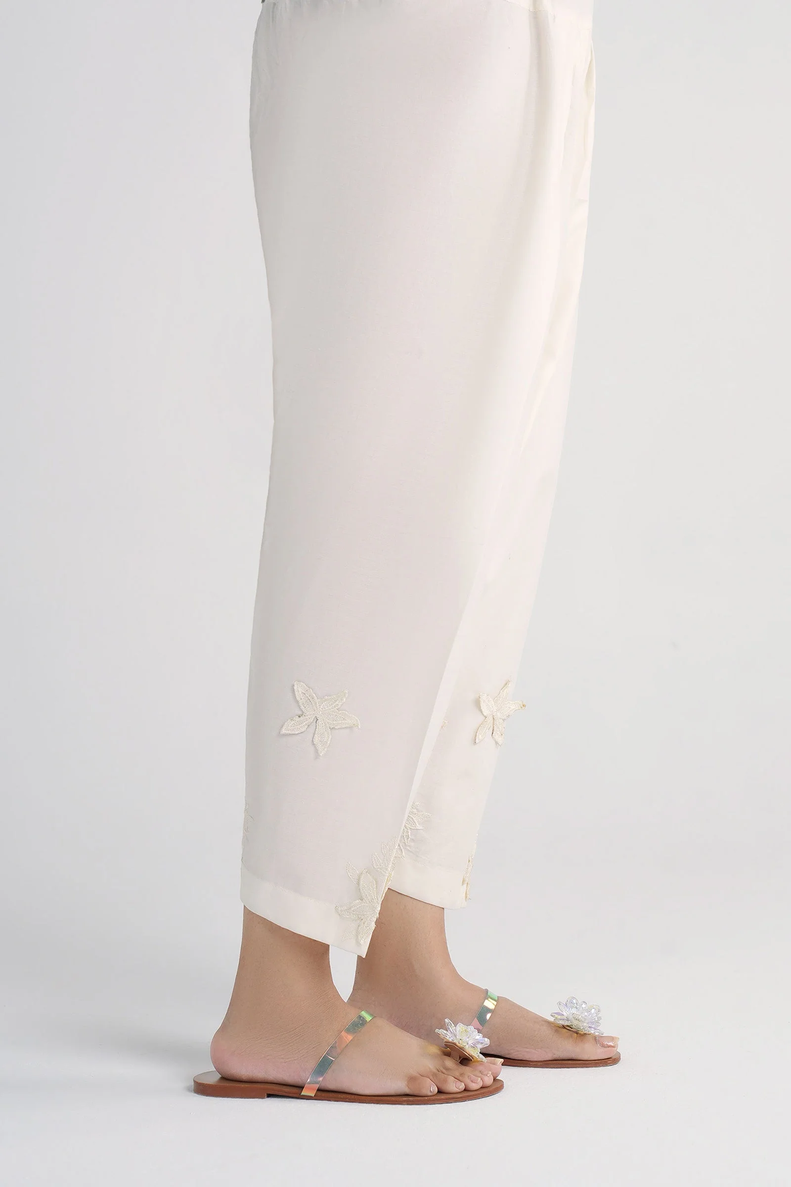 Embroidered Cambric Shalwar - Image 3