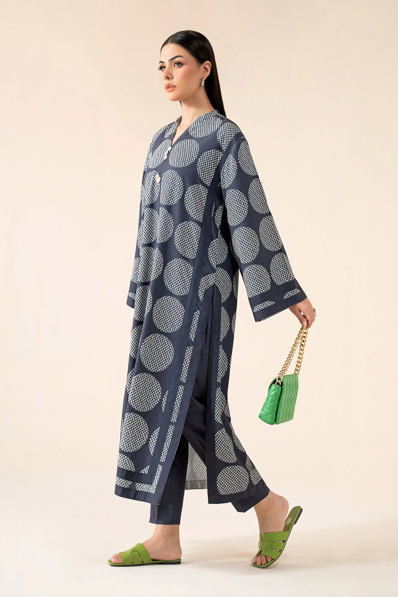 2 Pc Printed Twill Suit - Image 5