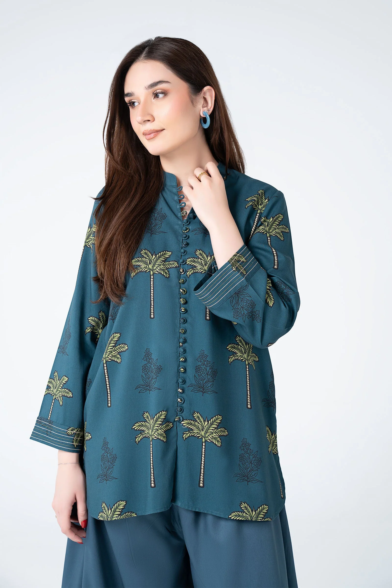 2 Pc Printed Twill Suit - Image 2