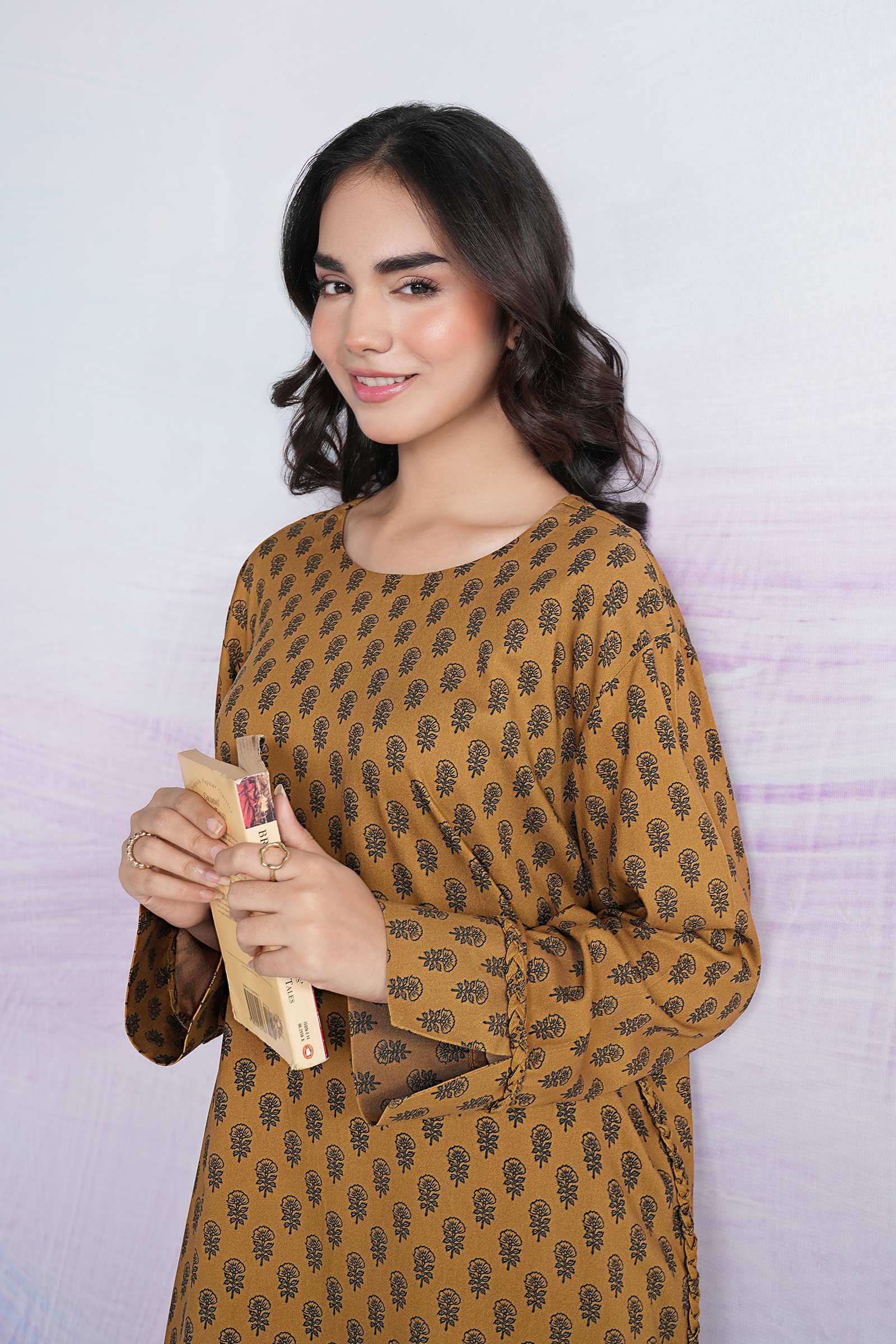 2 Pc Printed Twill Suit - Image 2