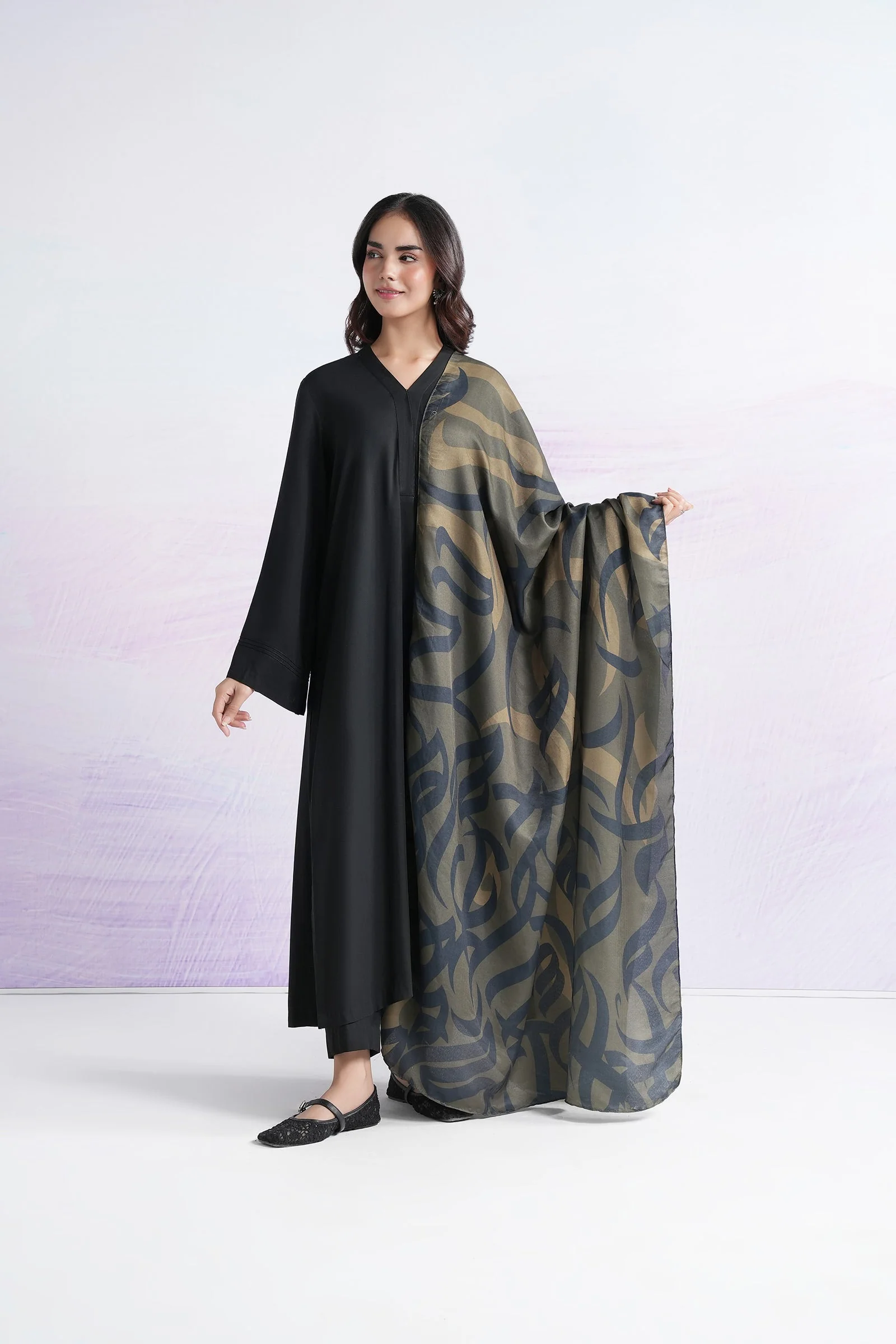 Printed Viscose Shawl - Image 3