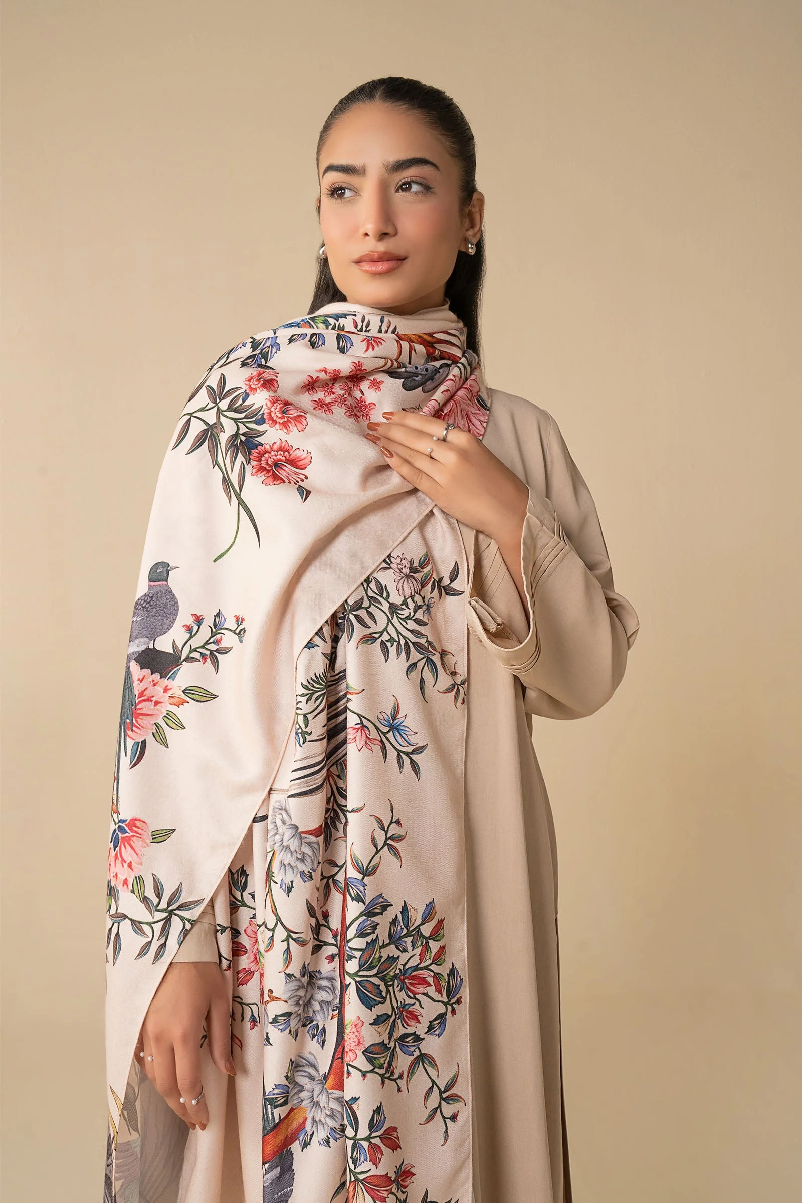 Printed Polyester Shawl - Image 2