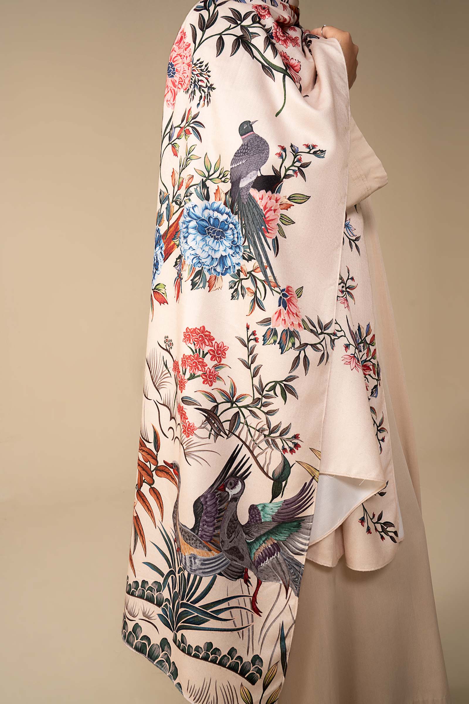 Printed Polyester Shawl - Image 3