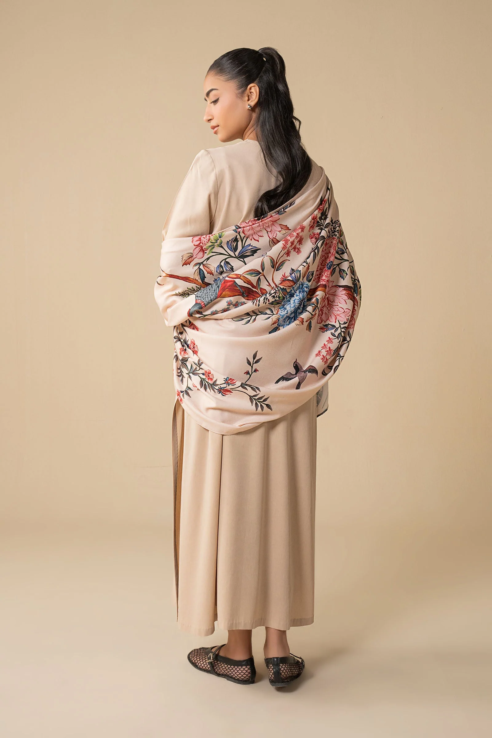 Printed Polyester Shawl - Image 4
