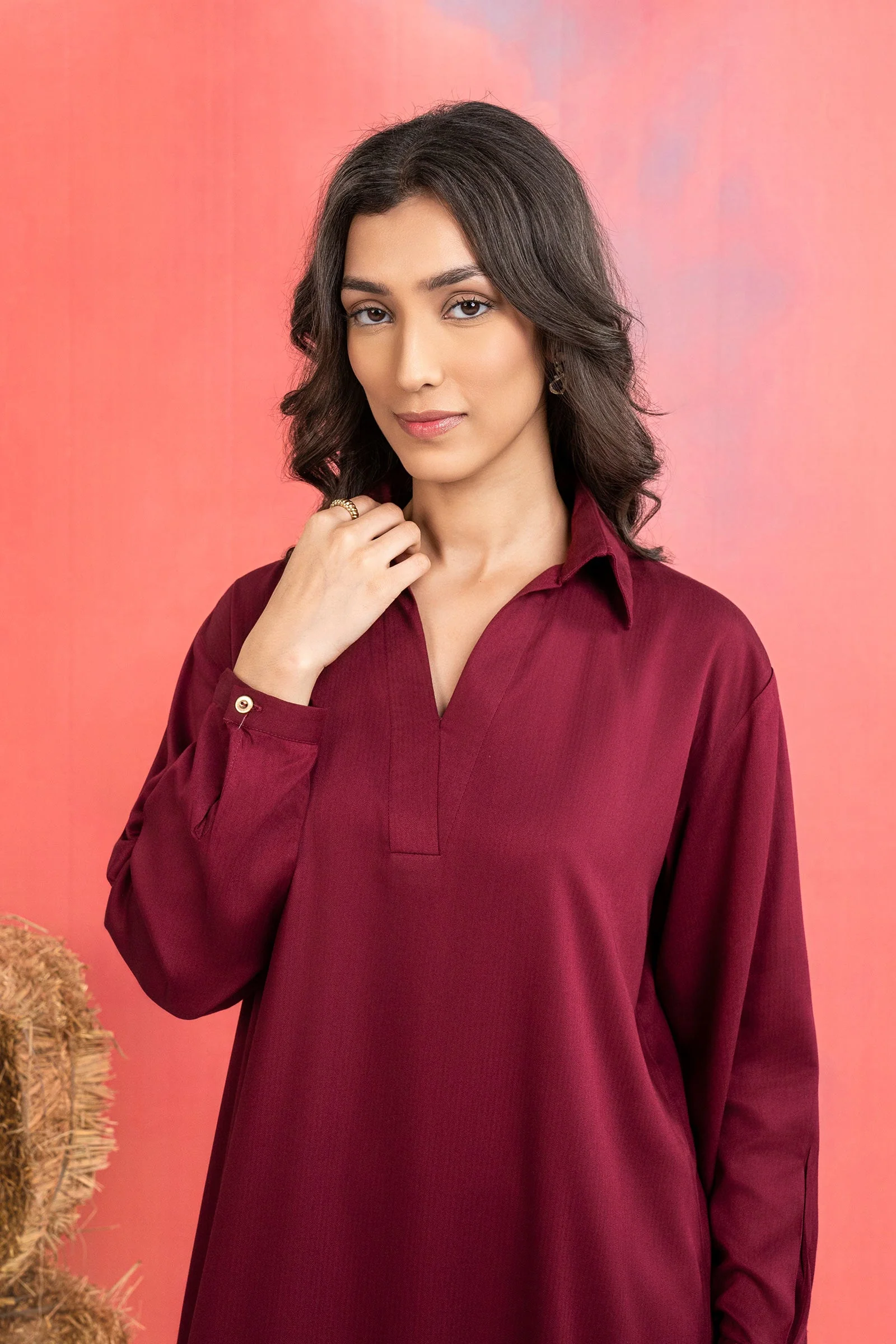 Dyed Herringbone Shirt - Image 2