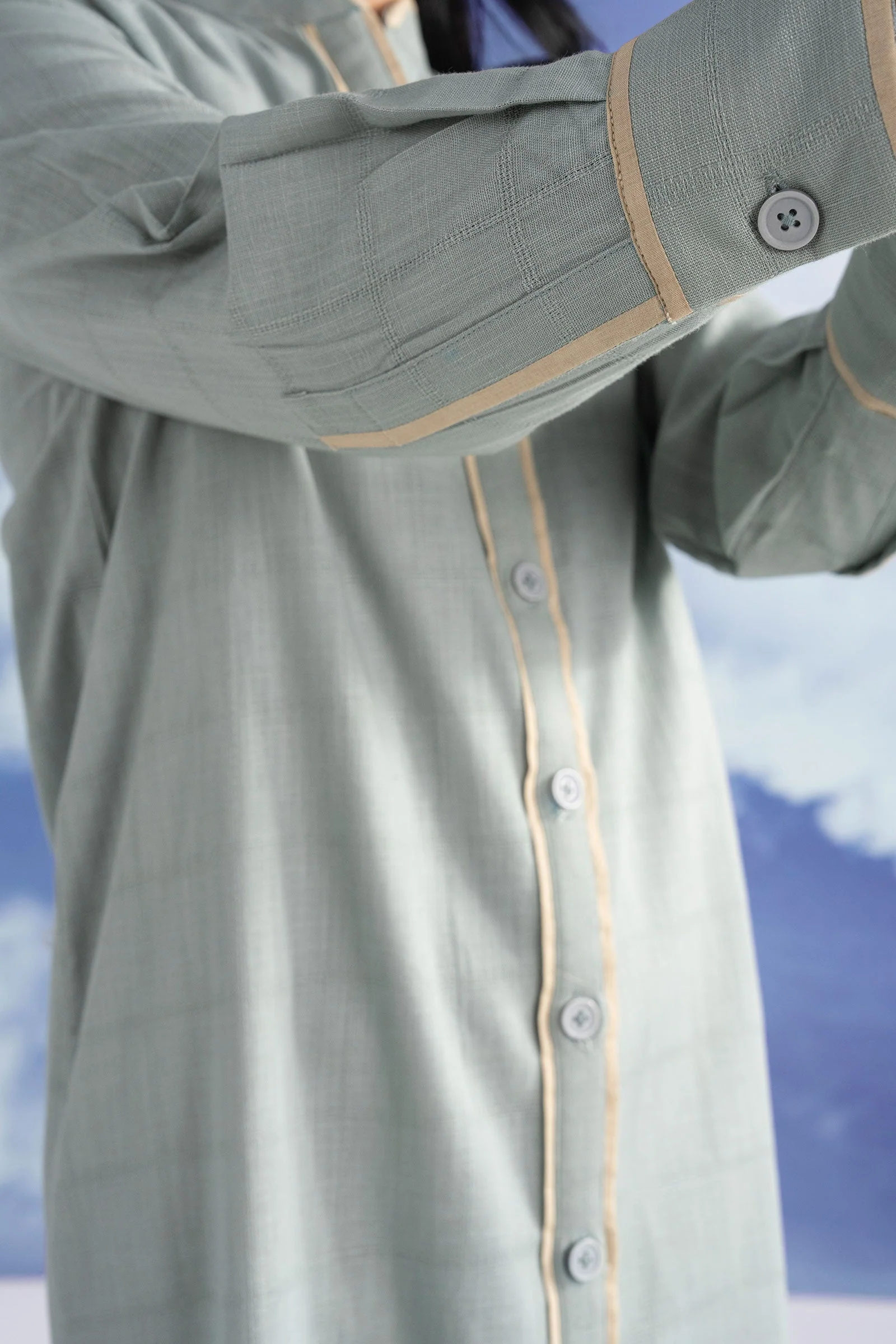 Dyed Textured Shirt - Image 4