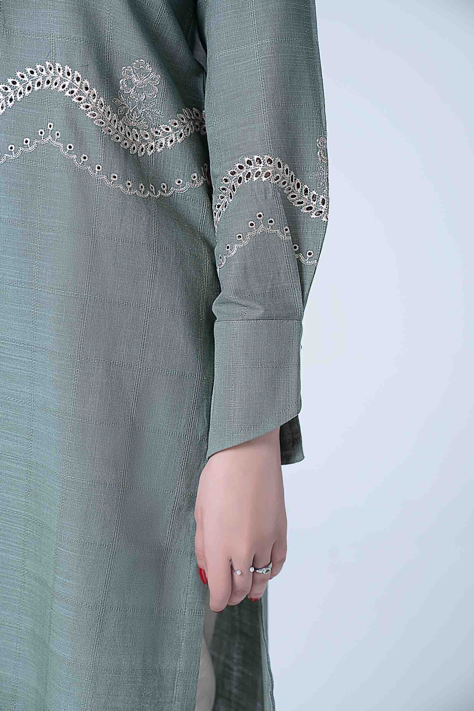 Embroidered Textured Shirt - Image 5