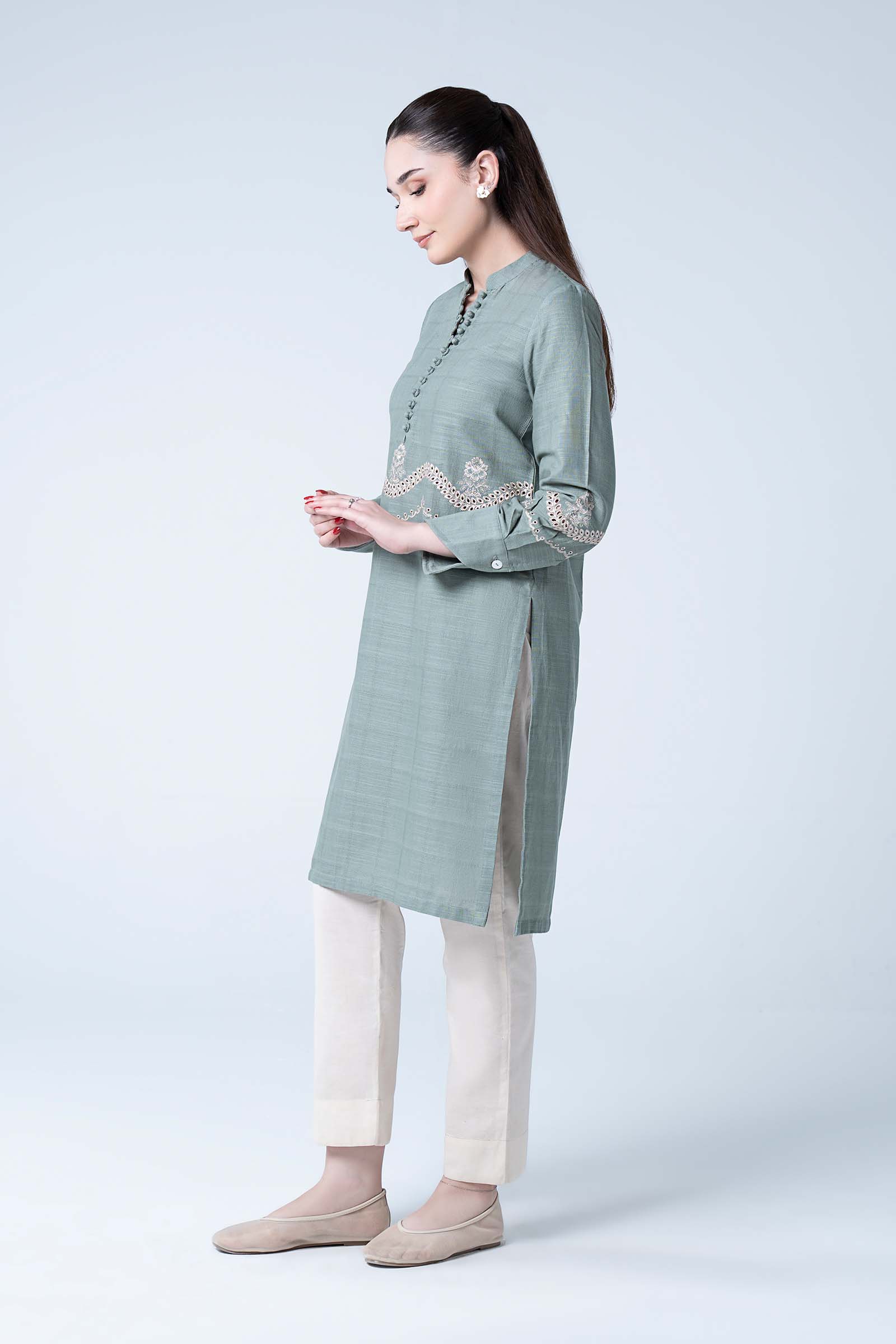 Embroidered Textured Shirt - Image 6