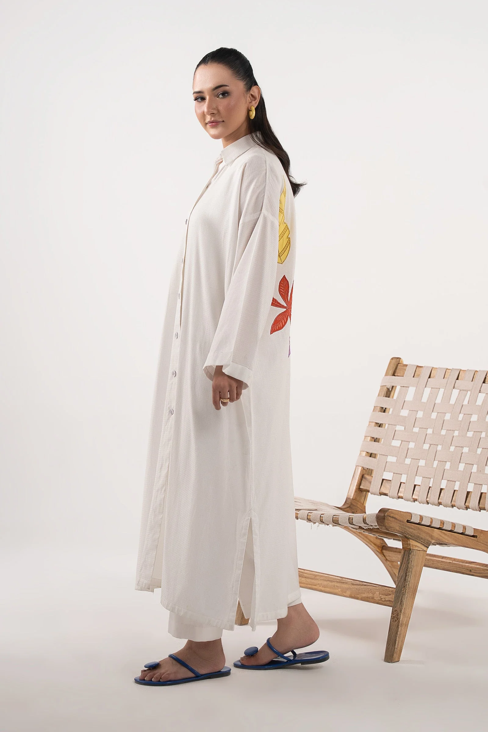 Embroidered Dobby Shirt - Image 5