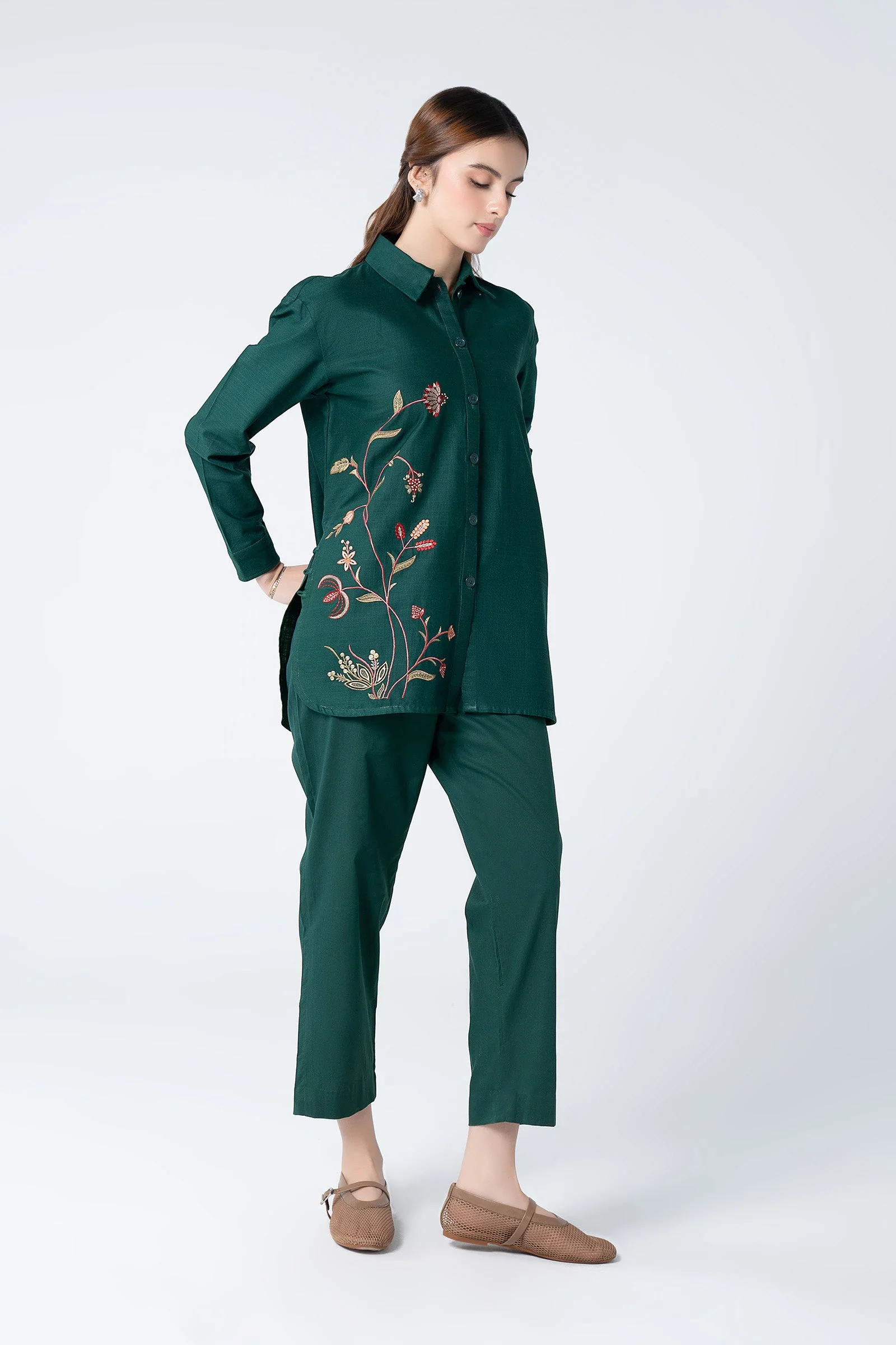 Embroidered Crosshatch Shirt - Image 5