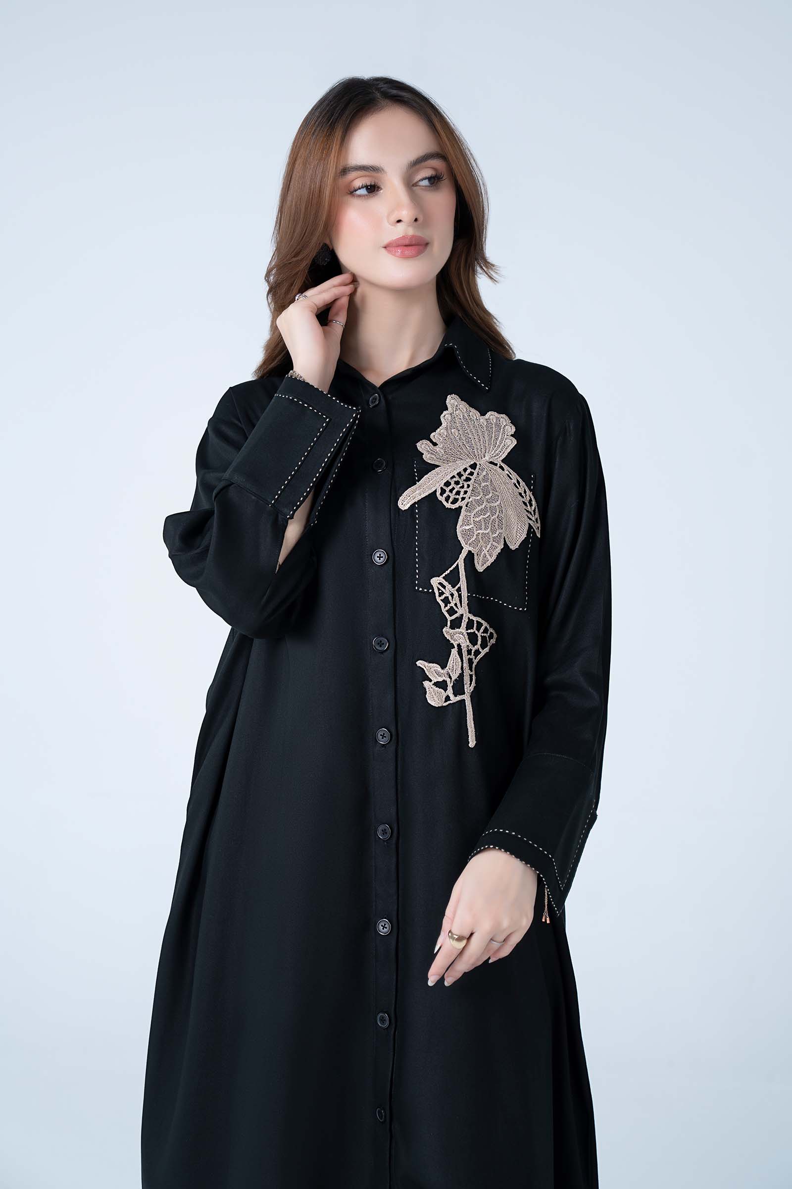 Embroidered Twill Shirt - Image 2