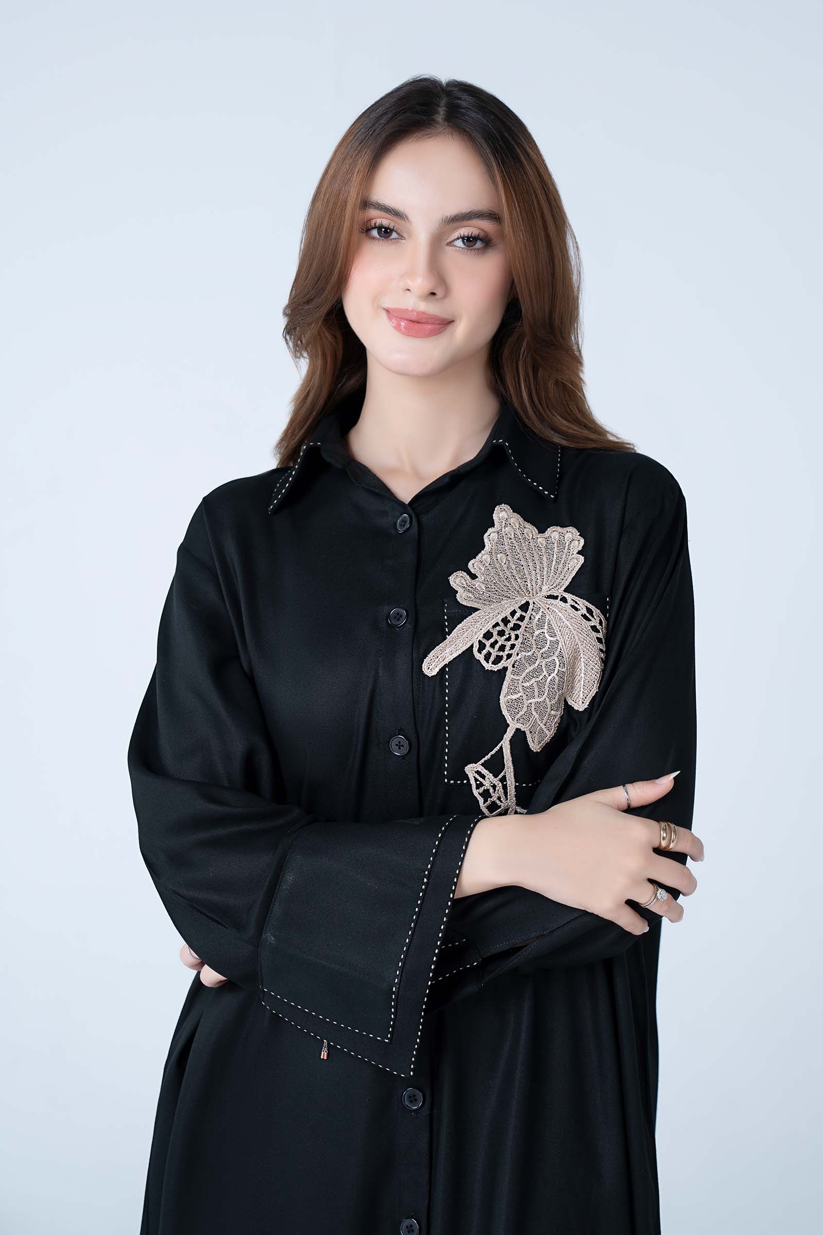 Embroidered Twill Shirt - Image 3