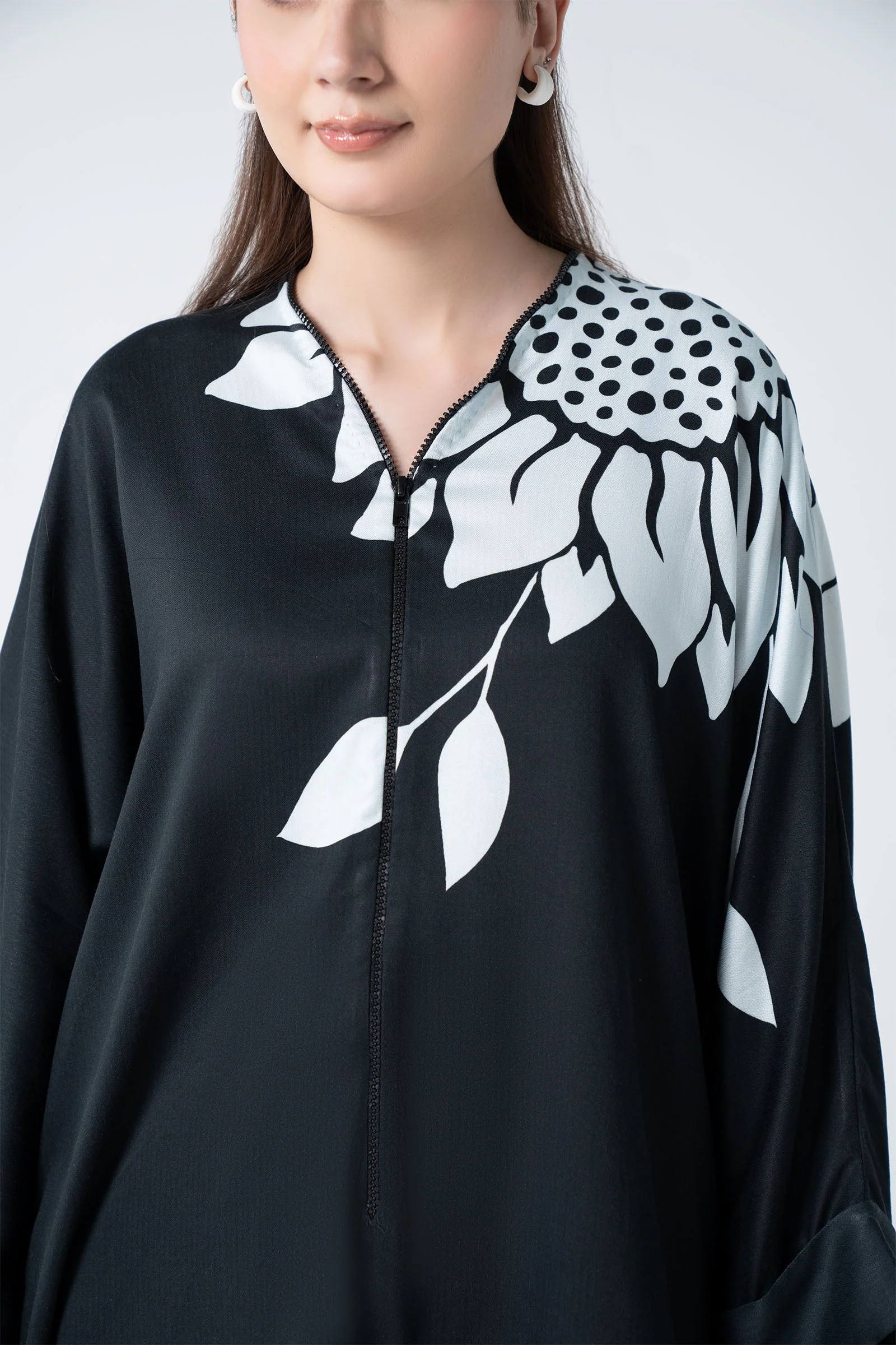 Printed Twill Kaftan - Image 3