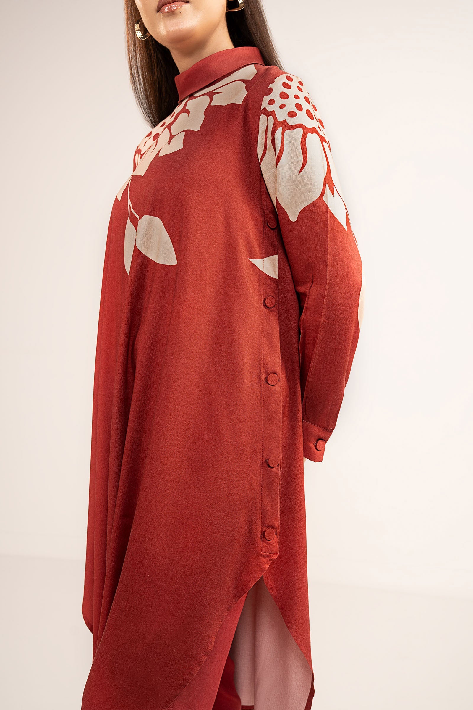 Printed Herringbone Tunic - Image 4