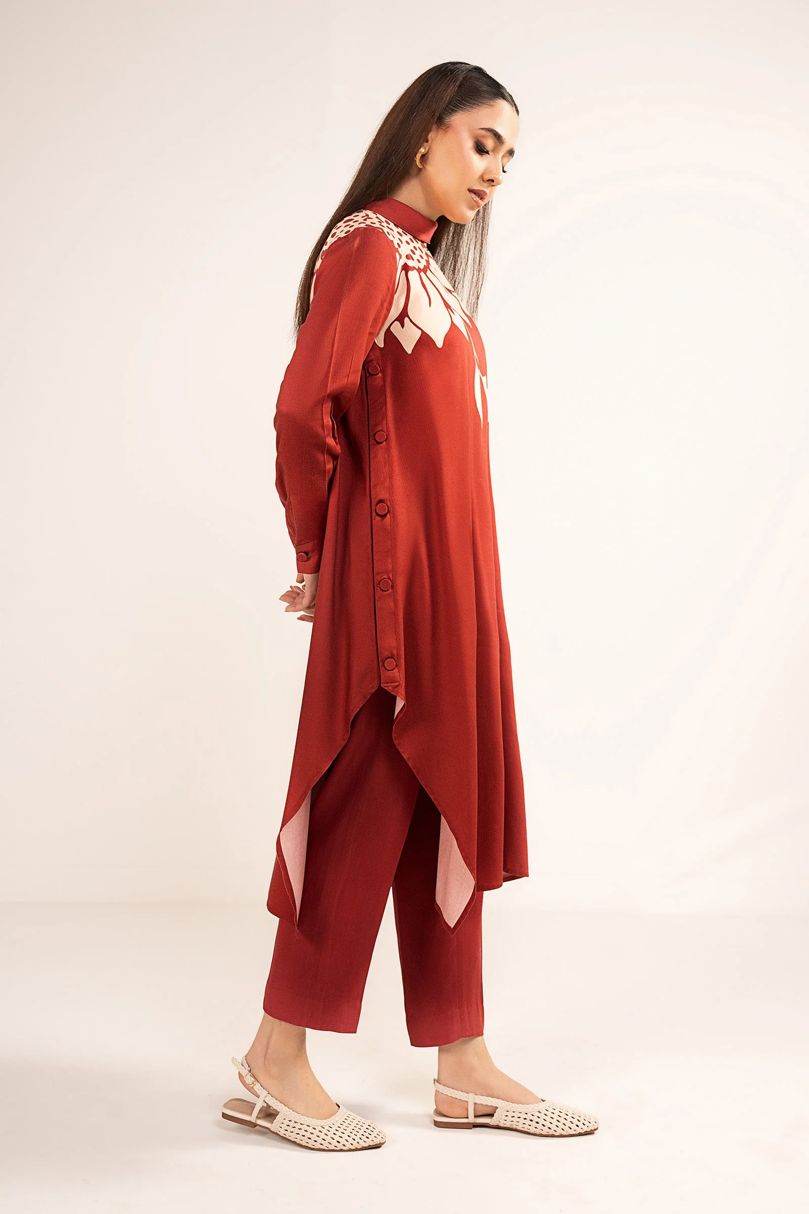 Printed Herringbone Tunic - Image 5