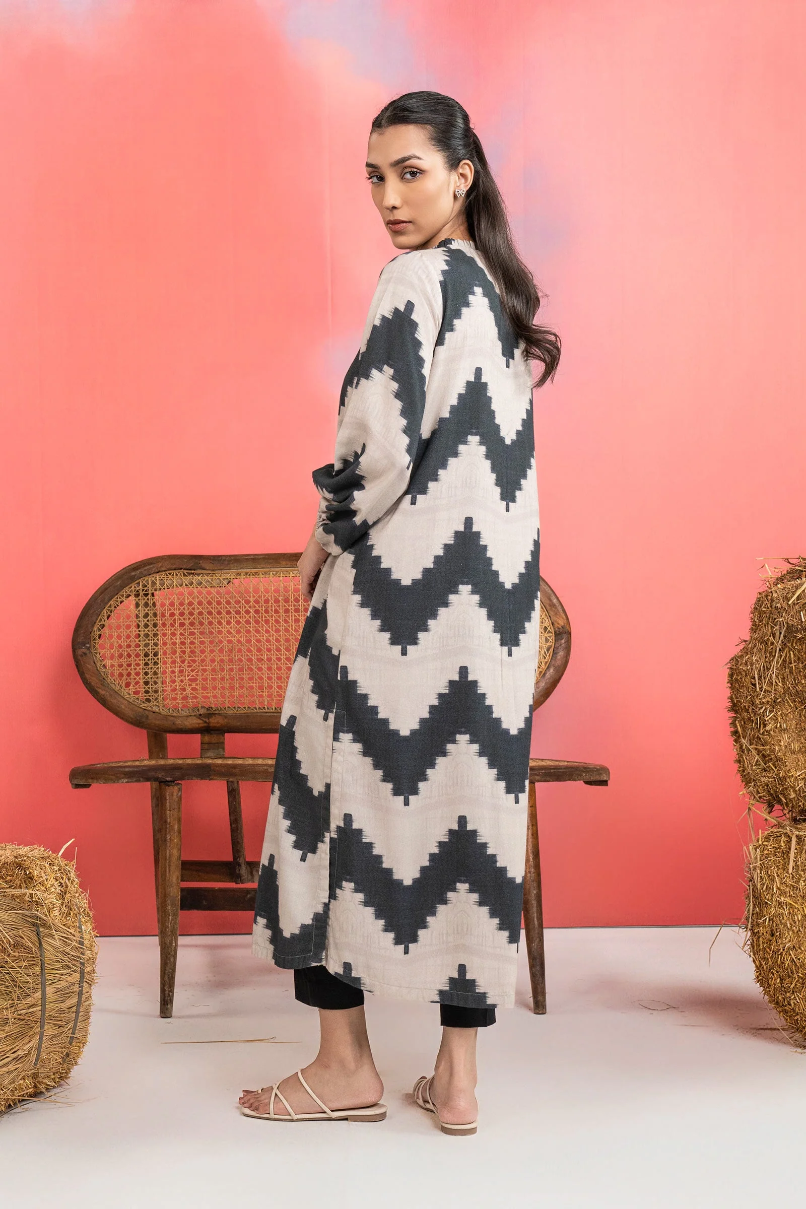 Printed Karandi Shirt - Image 6