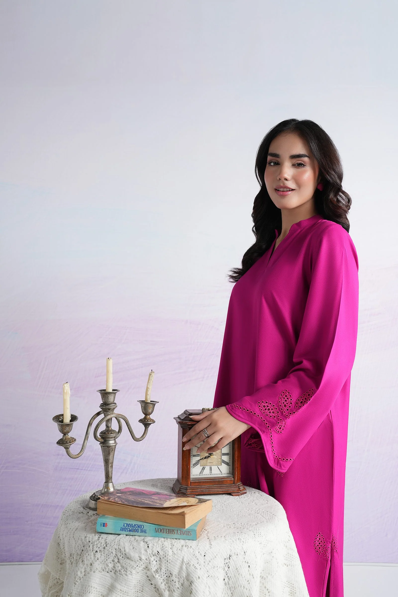 2 Pc Embroidered Twill Suit - Image 3