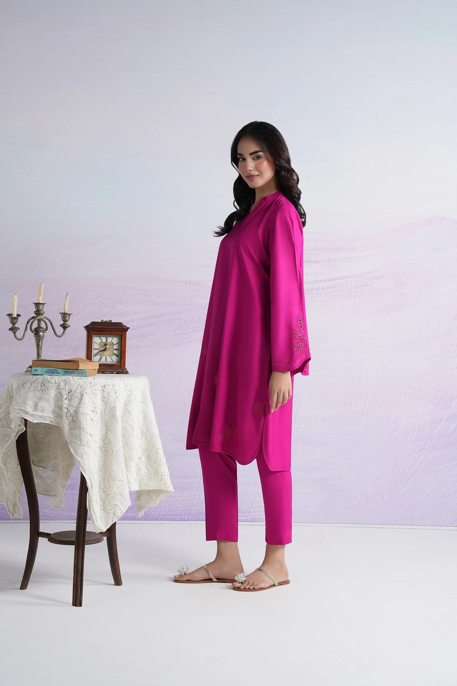 2 Pc Embroidered Twill Suit - Image 4