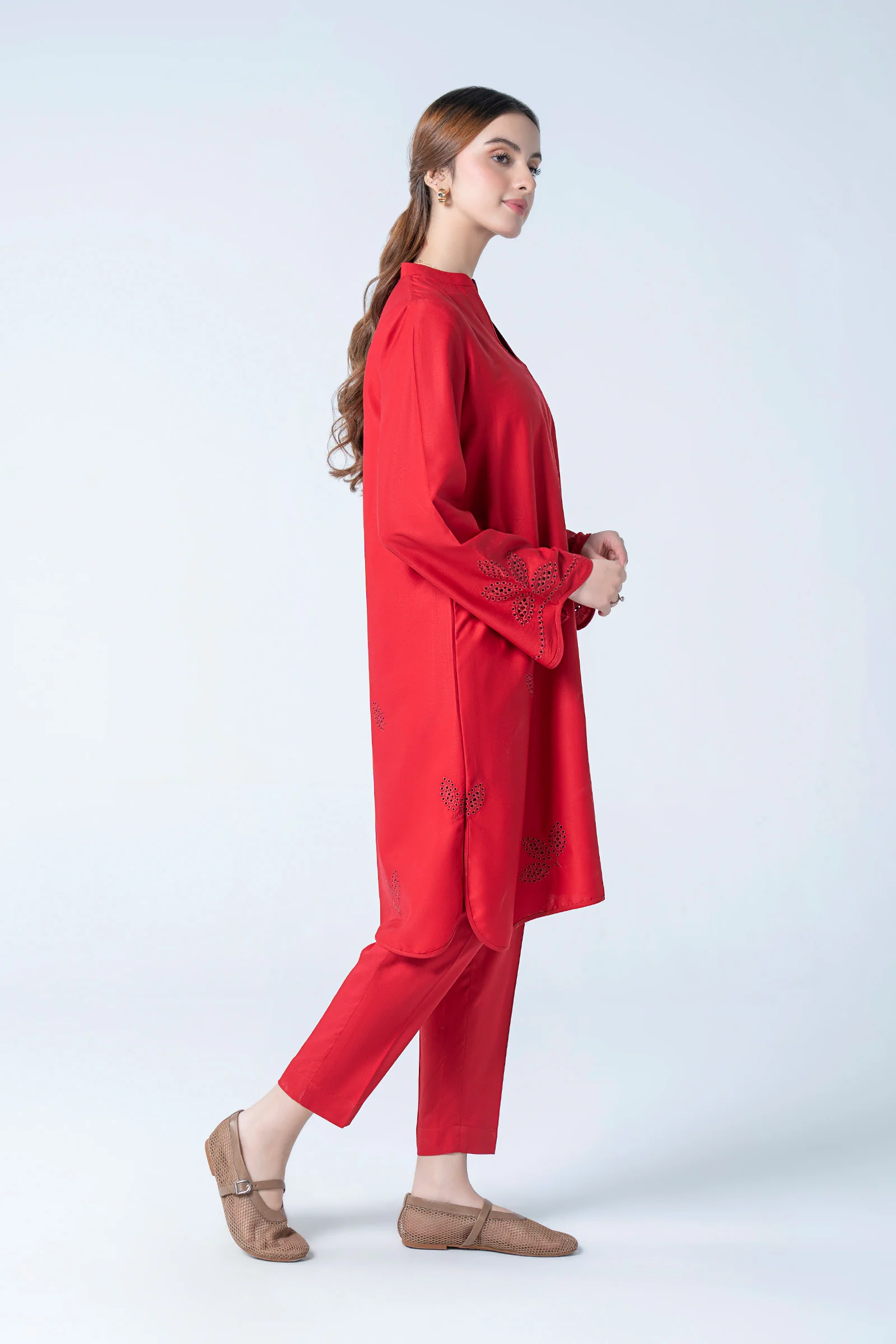 2 Pc Embroidered Twill Suit - Image 4