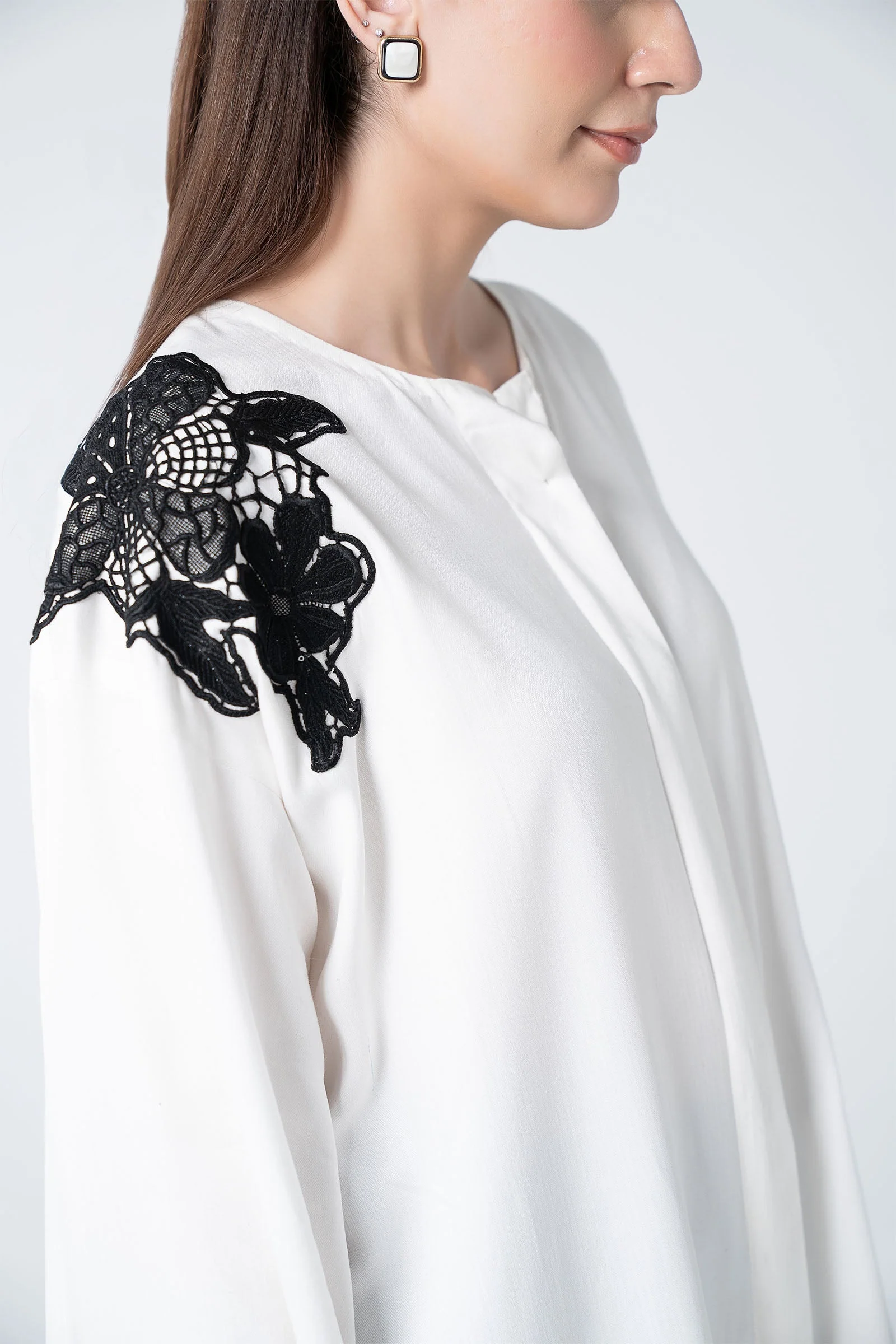 2 Pc Embroidered Herringbone Suit - Image 4