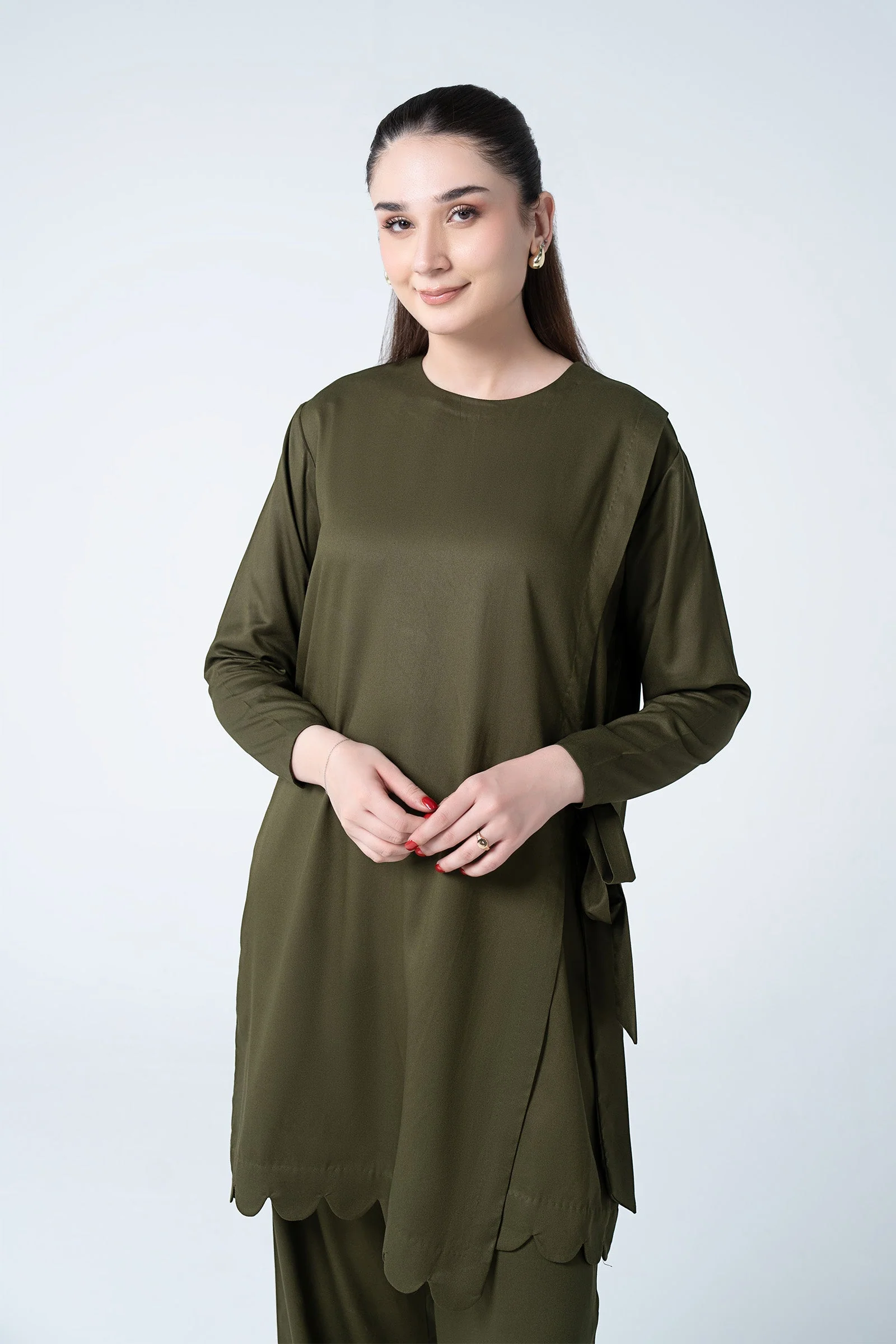 2 Pc Dyed Twill Suit - Image 2