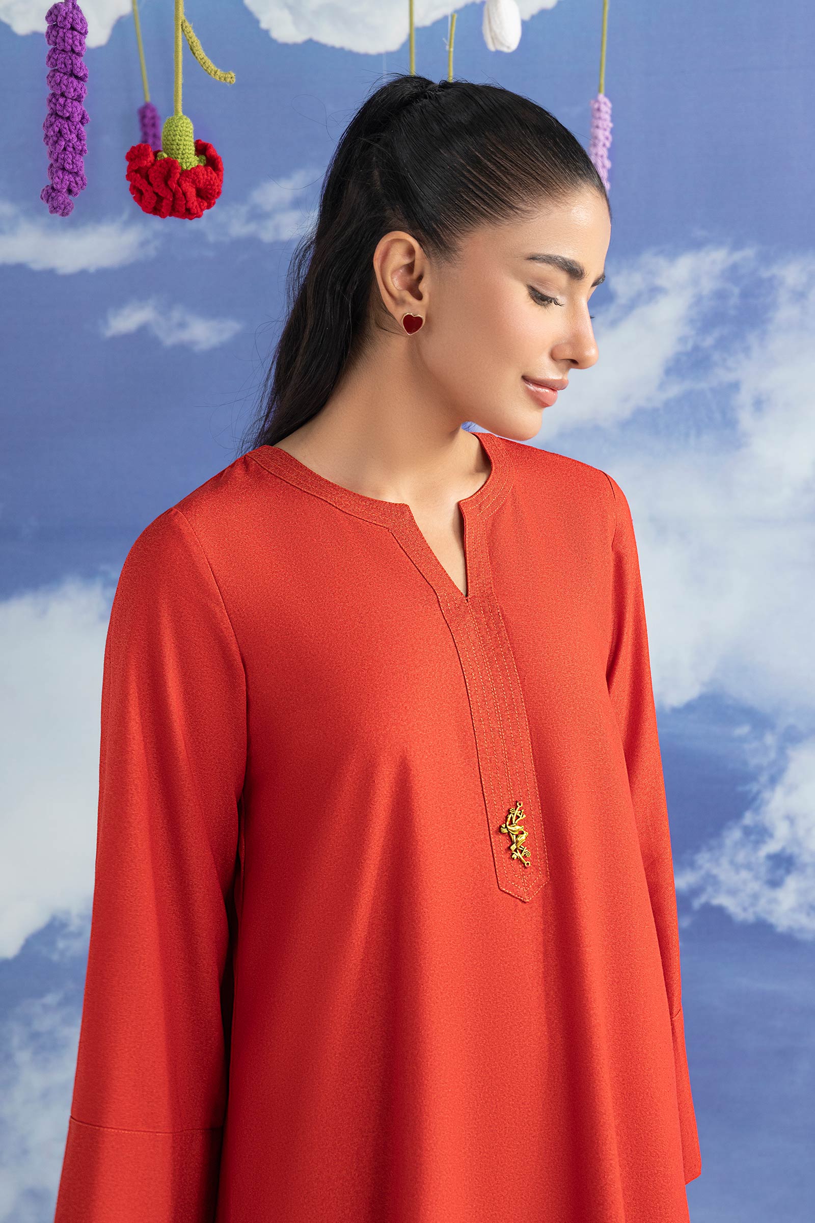 2 Pc Dyed Karandi Suit - Image 4