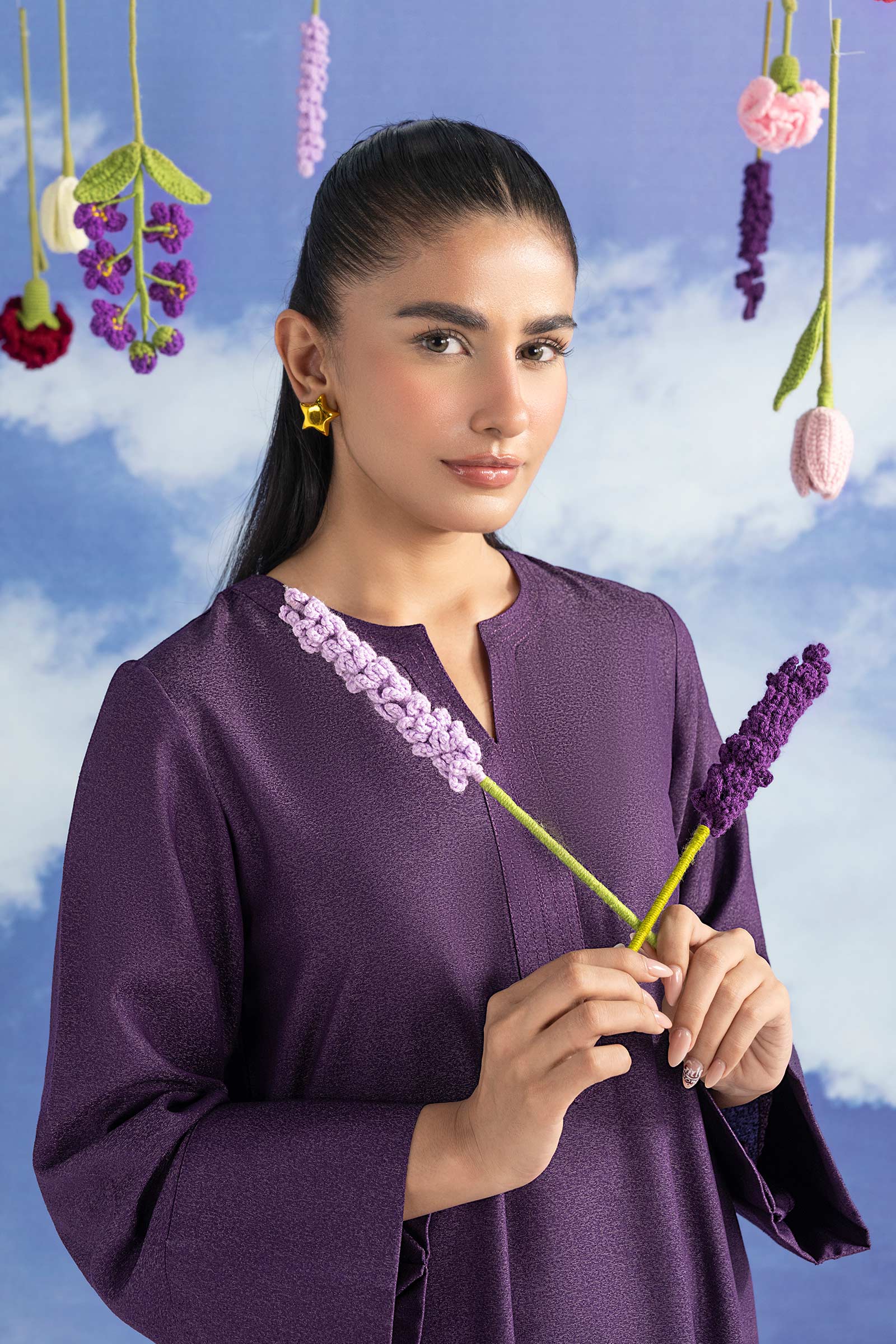 2 Pc Dyed Karandi Suit - Image 3