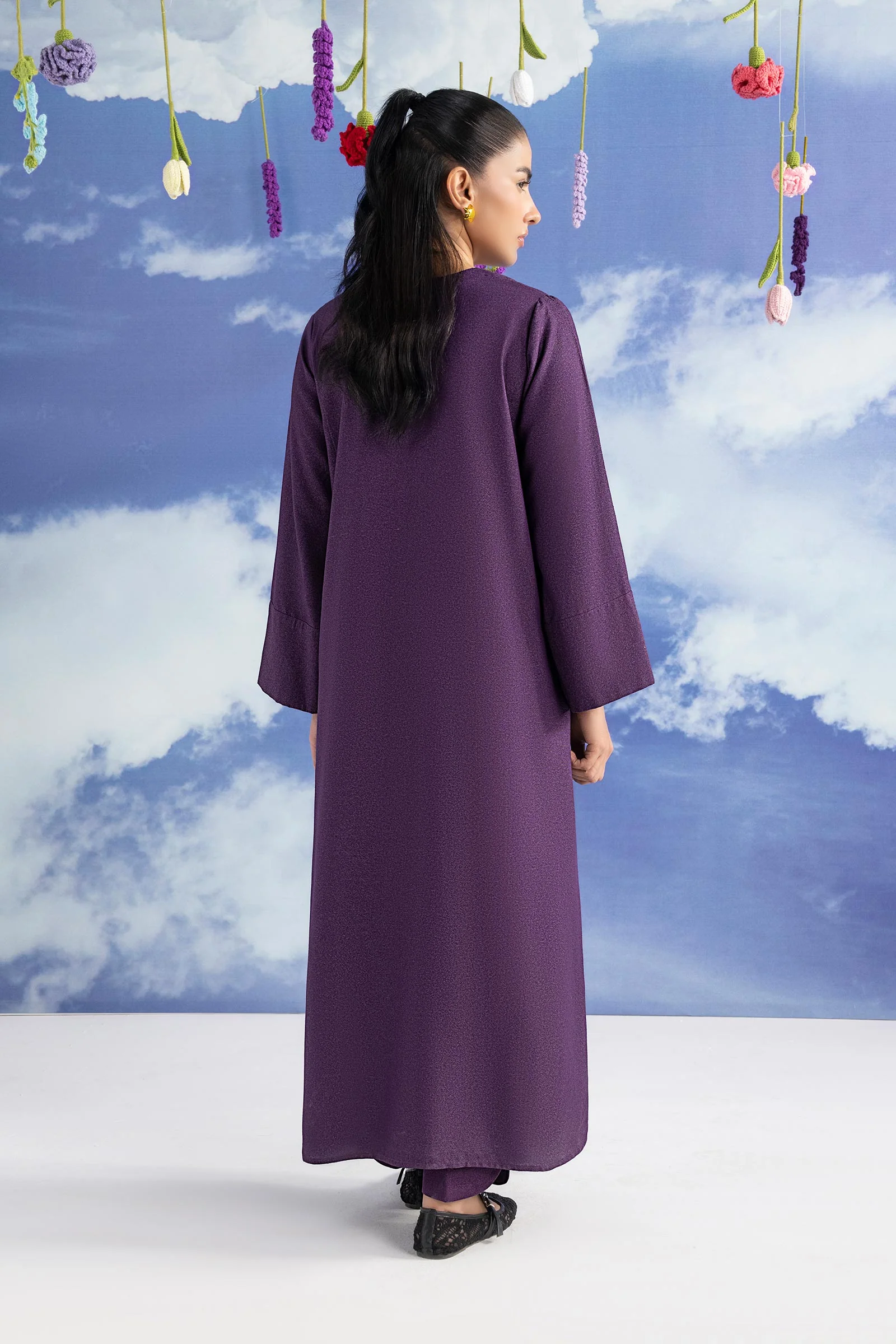 2 Pc Dyed Karandi Suit - Image 5