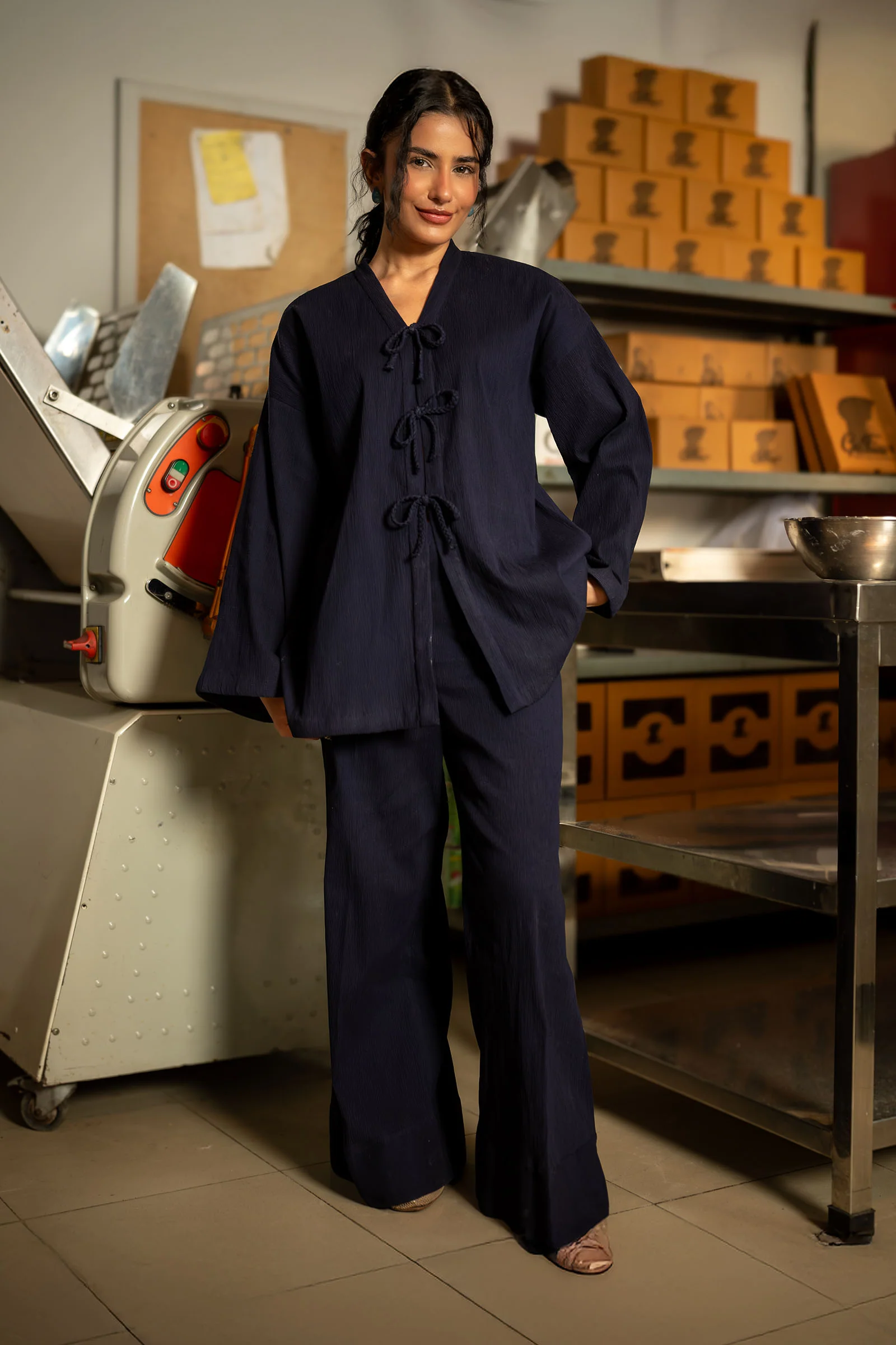 2 Pc Dyed Seer Sucker Suit - Image 3
