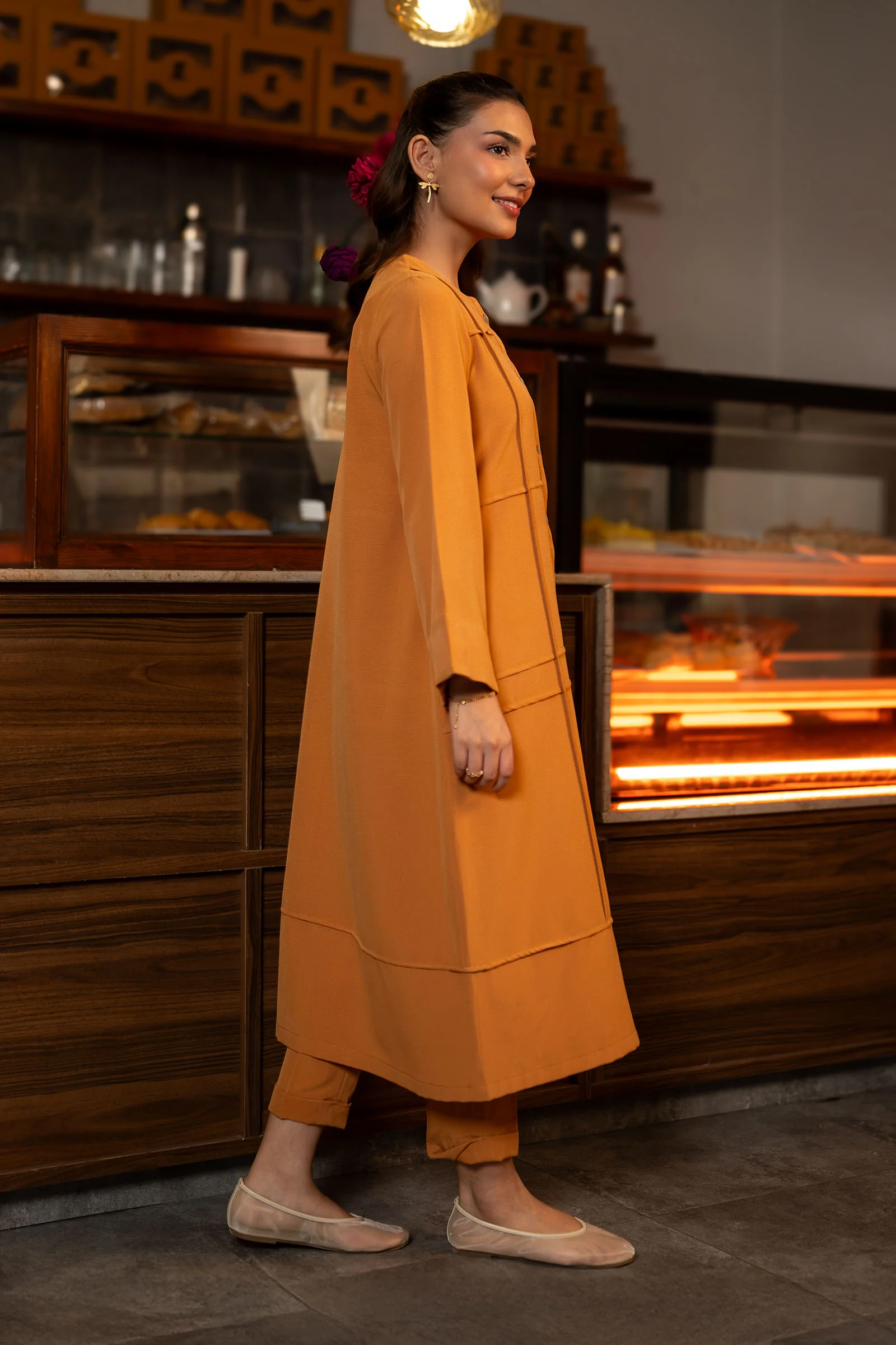 2 Pc Dyed Poly Wrinkle Suit - Image 4
