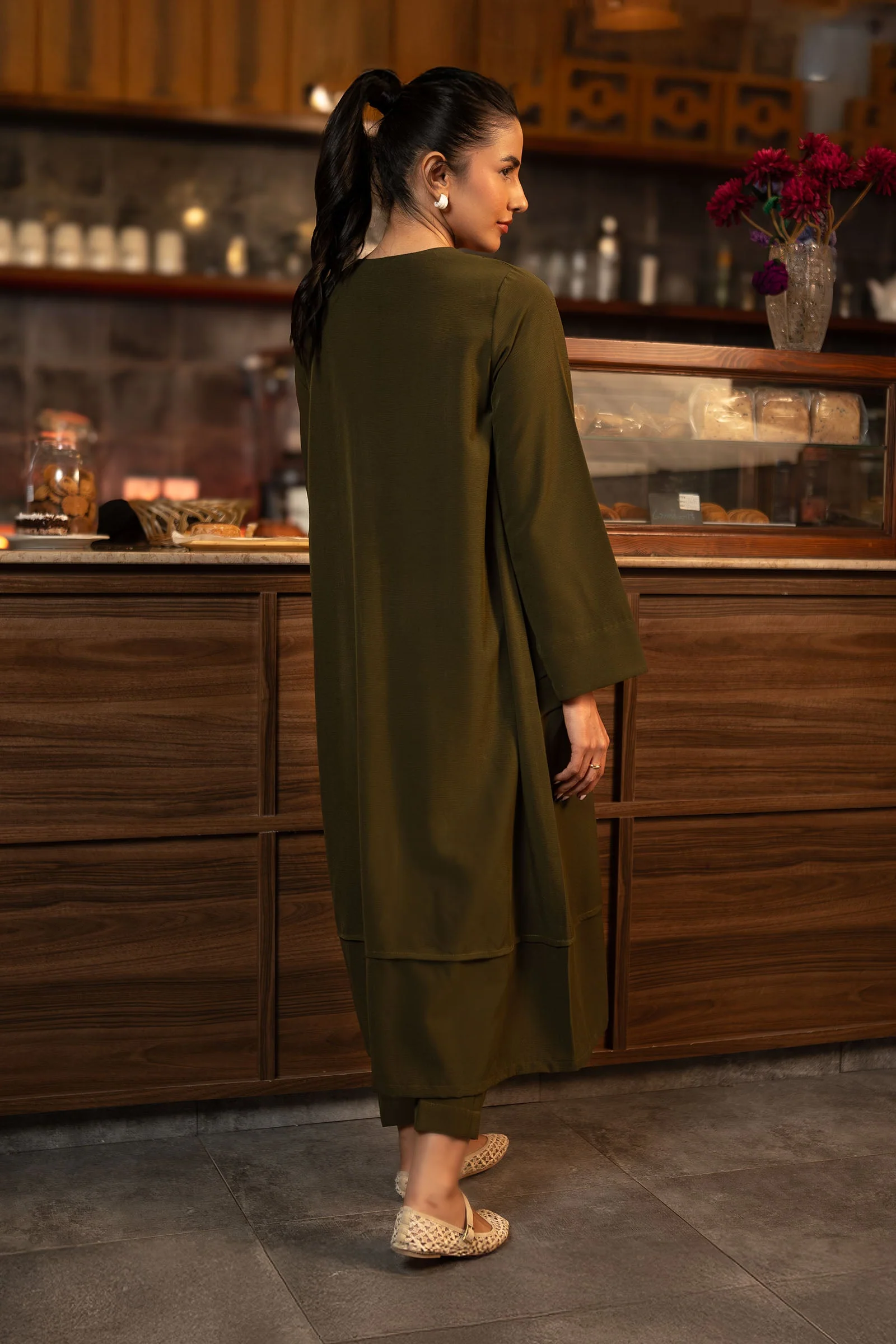 2 Pc Dyed Poly Wrinkle Suit - Image 5