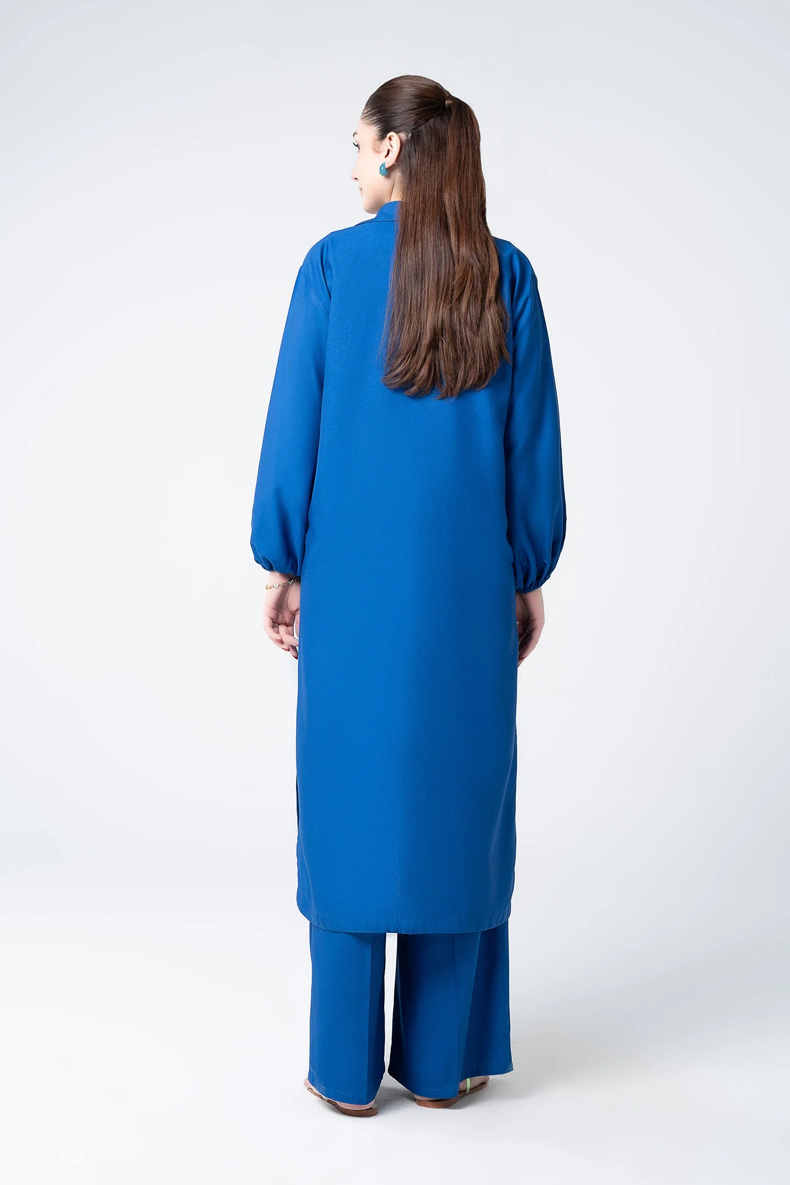 3 Pc Embroidered Linen Suit - Image 6