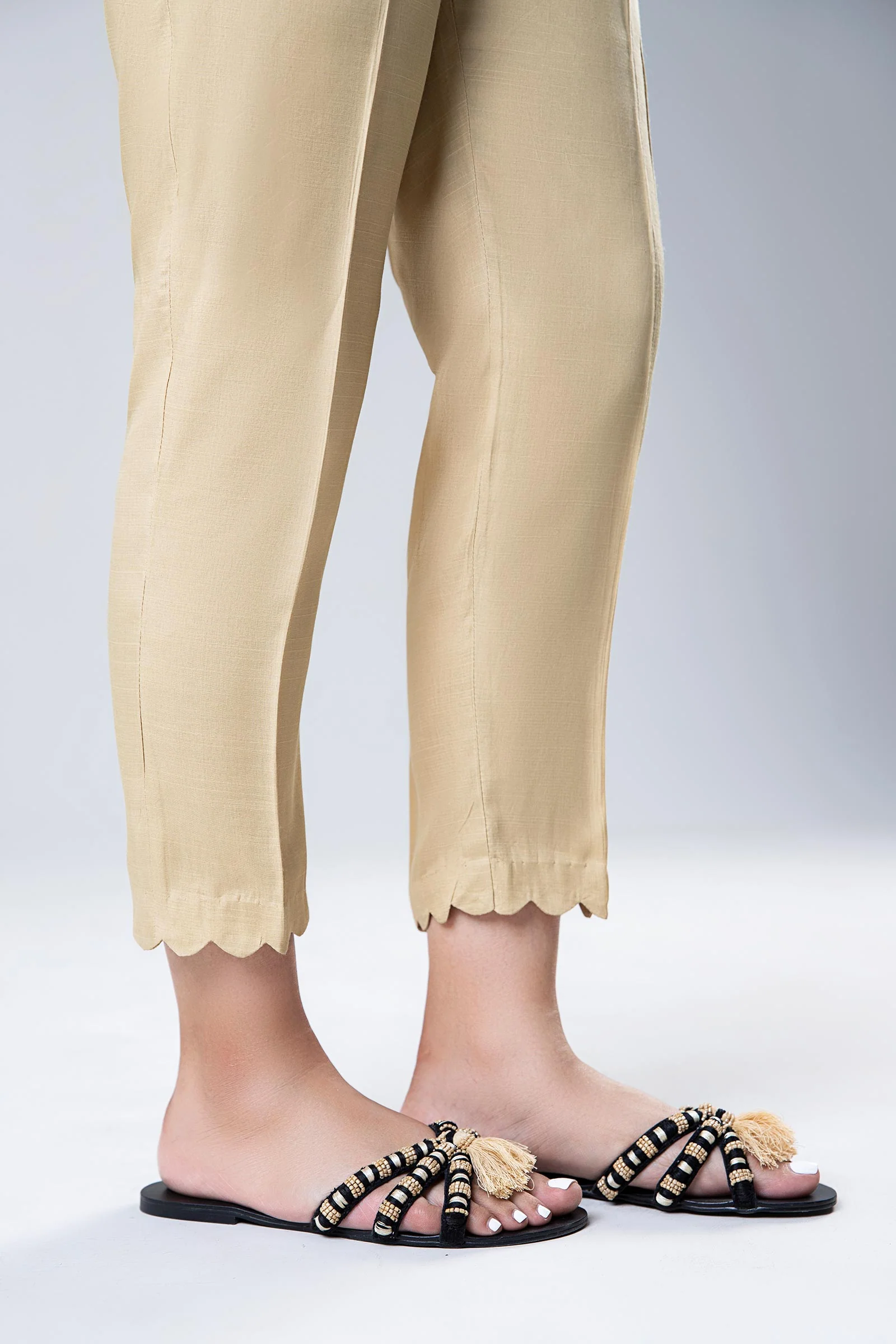Dyed Raw Silk Trouser - Image 3