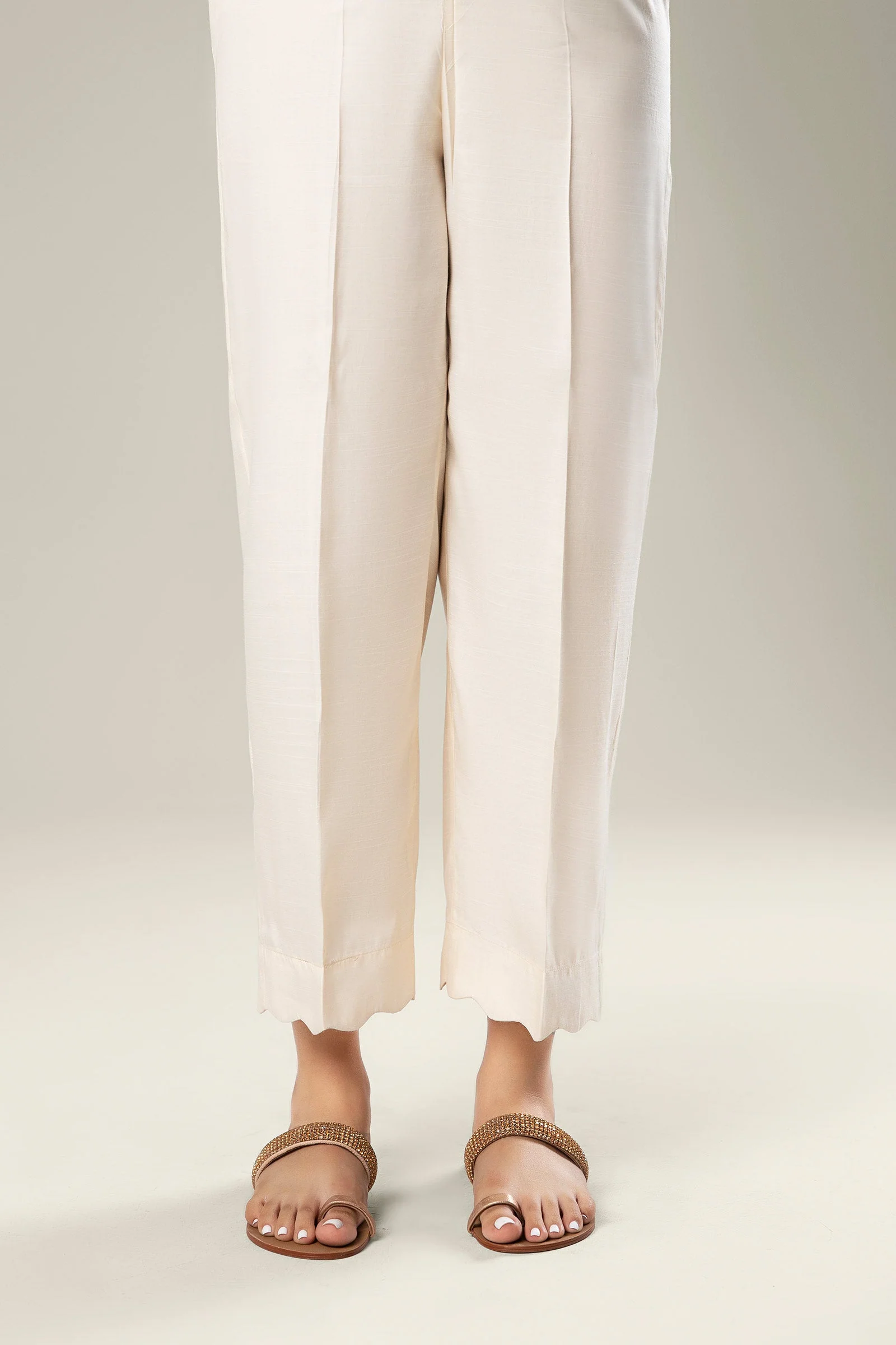 Dyed Raw Silk Trouser - Image 3