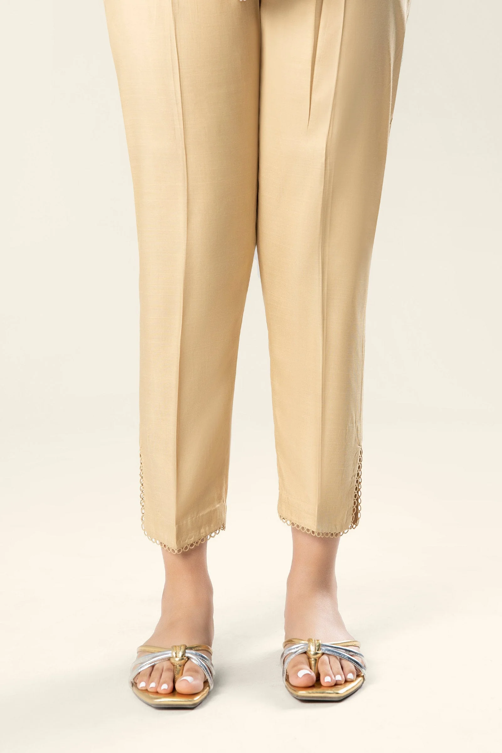 Dyed Raw Silk Trouser - Image 3