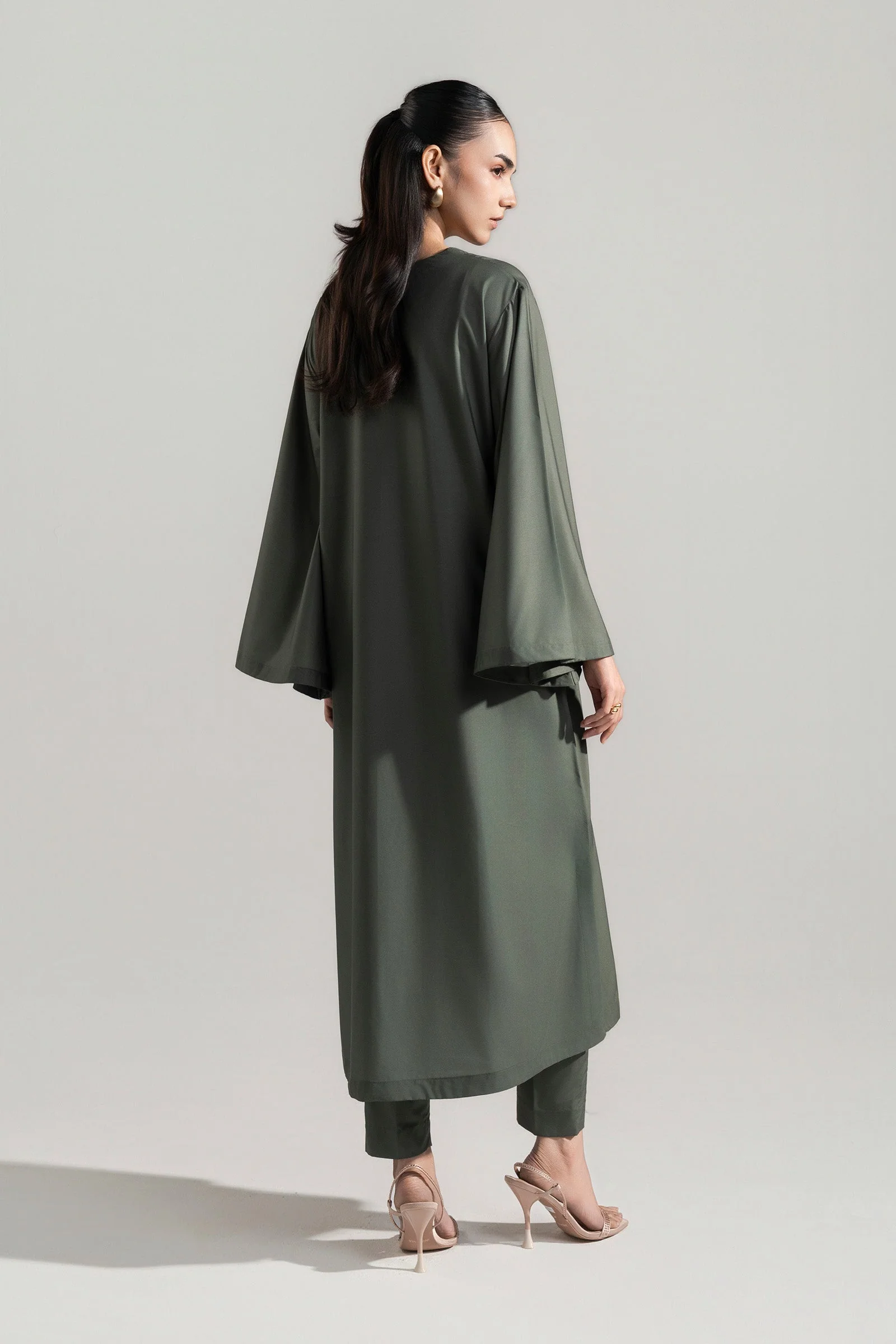 2 Pc Printed Raw Silk Suit - Image 6