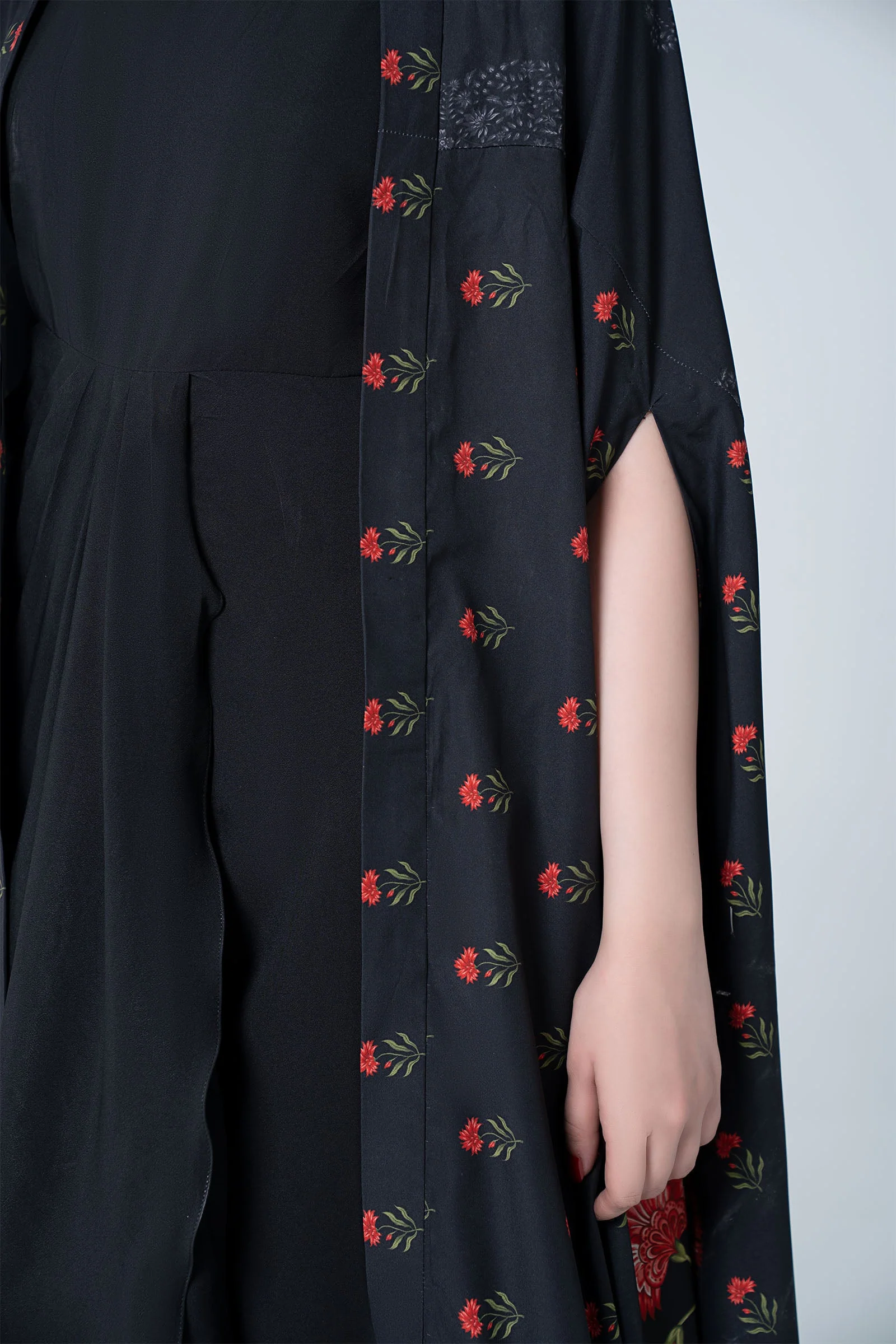 2 Pc Printed Raw Silk Suit - Image 4