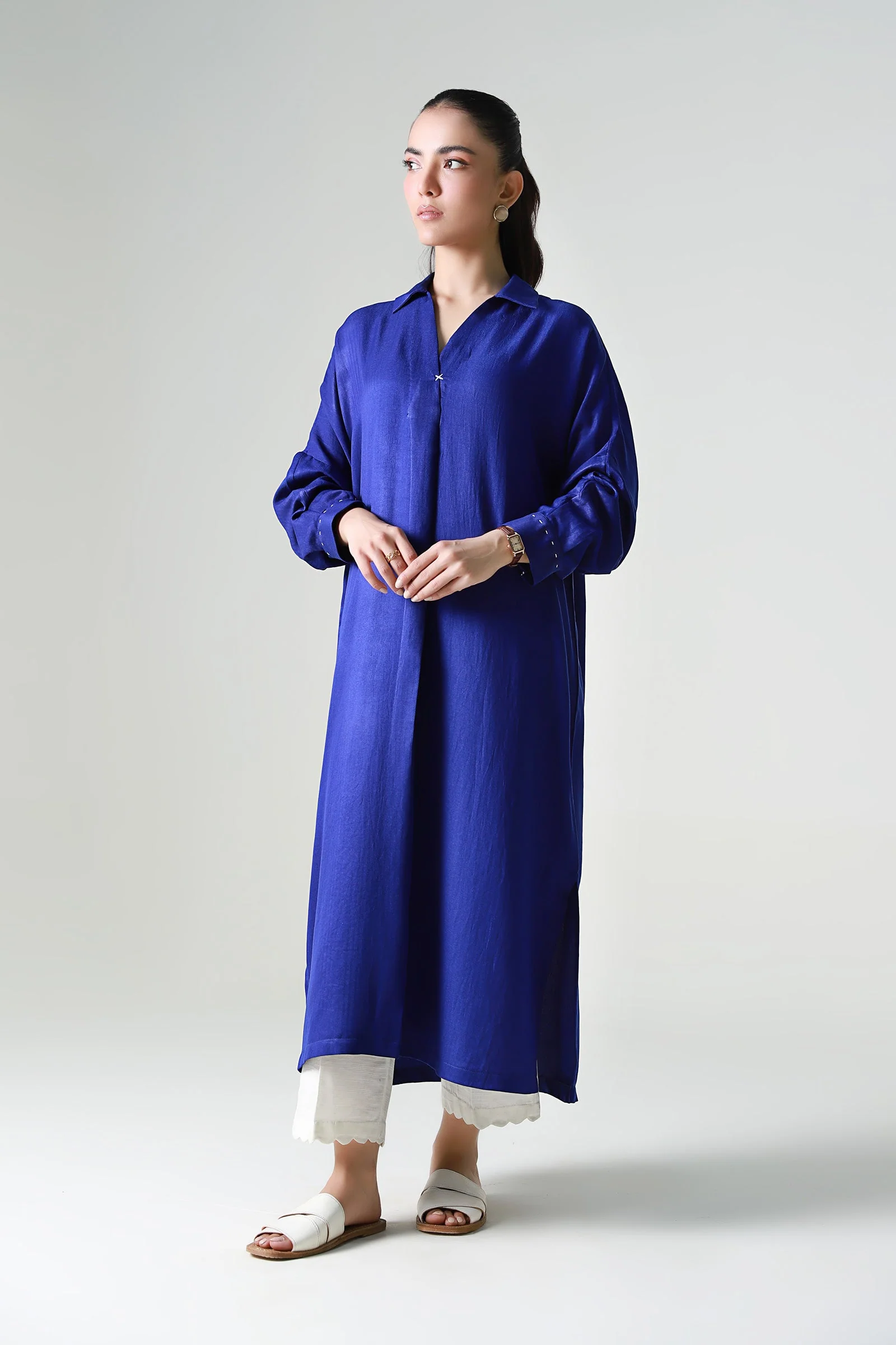 Dyed Herringbone Tunic - Image 2