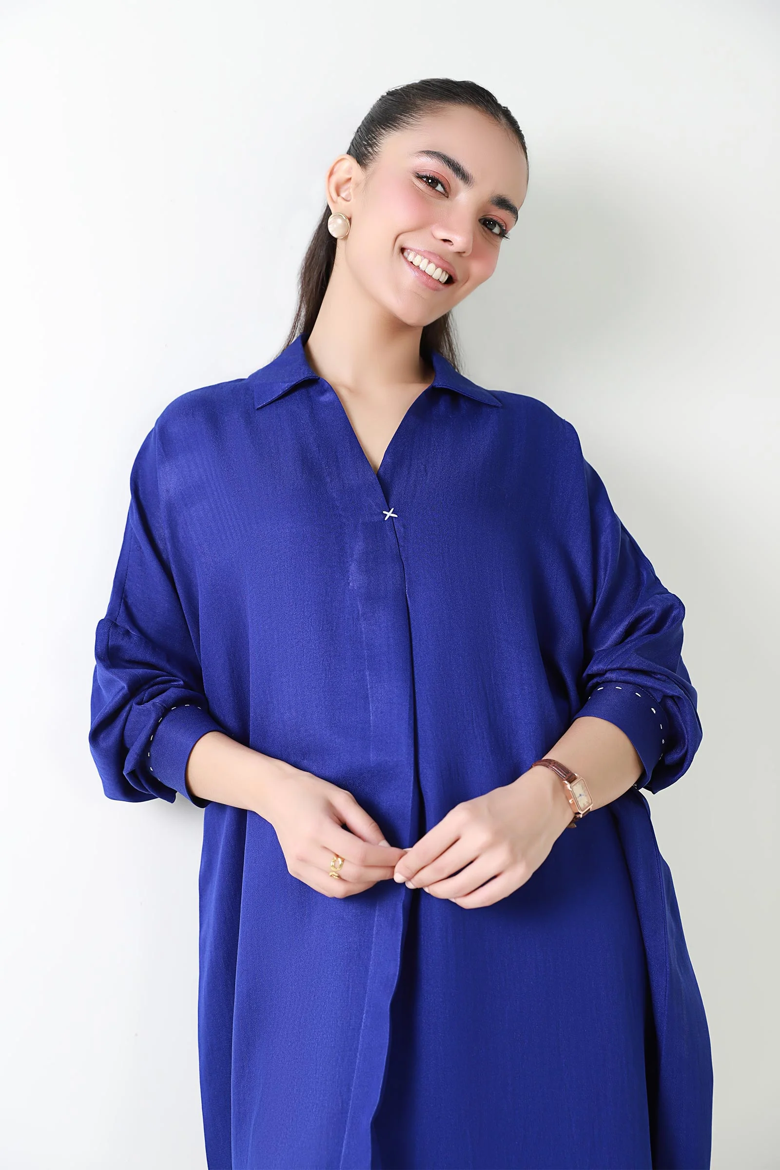 Dyed Herringbone Tunic - Image 3