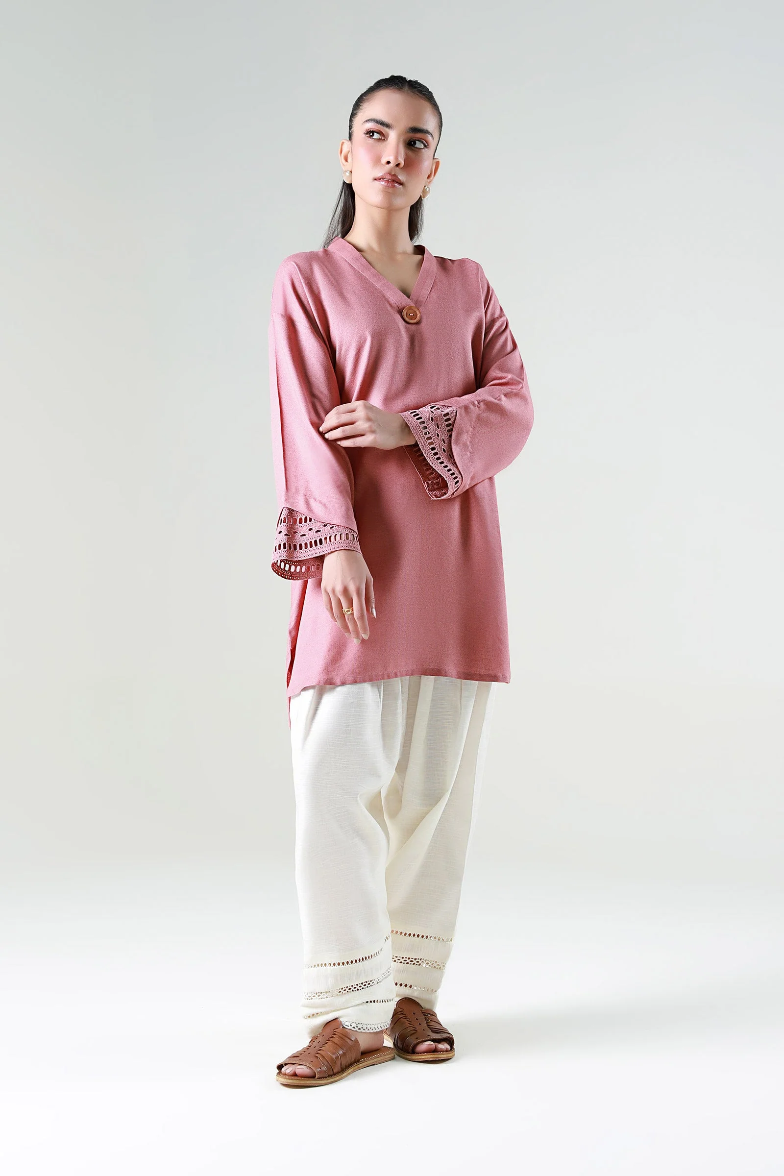 Dyed Rib Karandi Shirt - Image 2