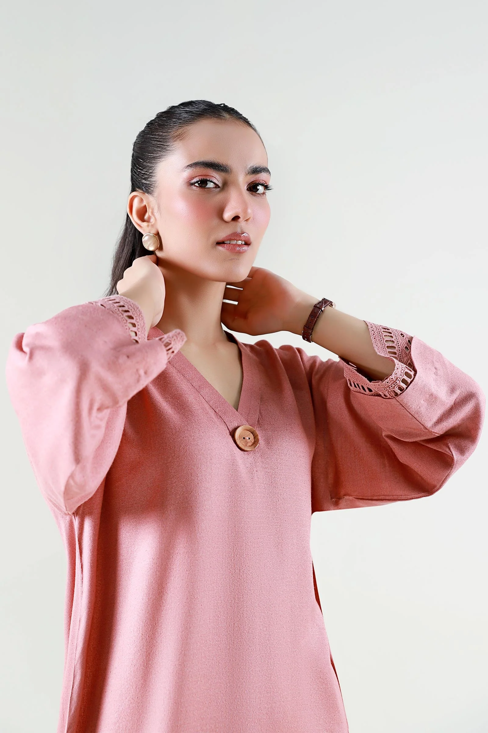 Dyed Rib Karandi Shirt - Image 4