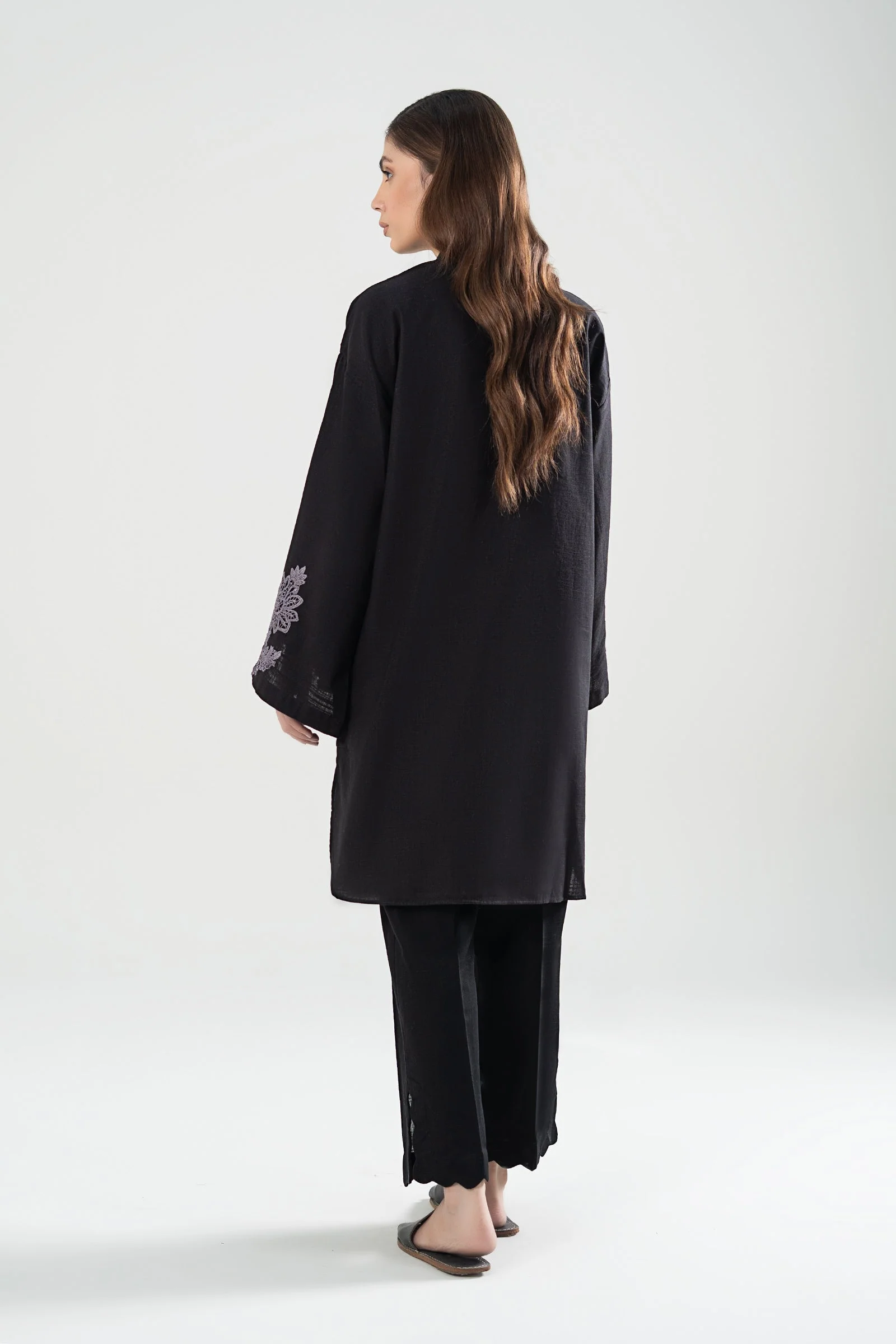Embroidered Crosshatch Slub Shirt - Image 7