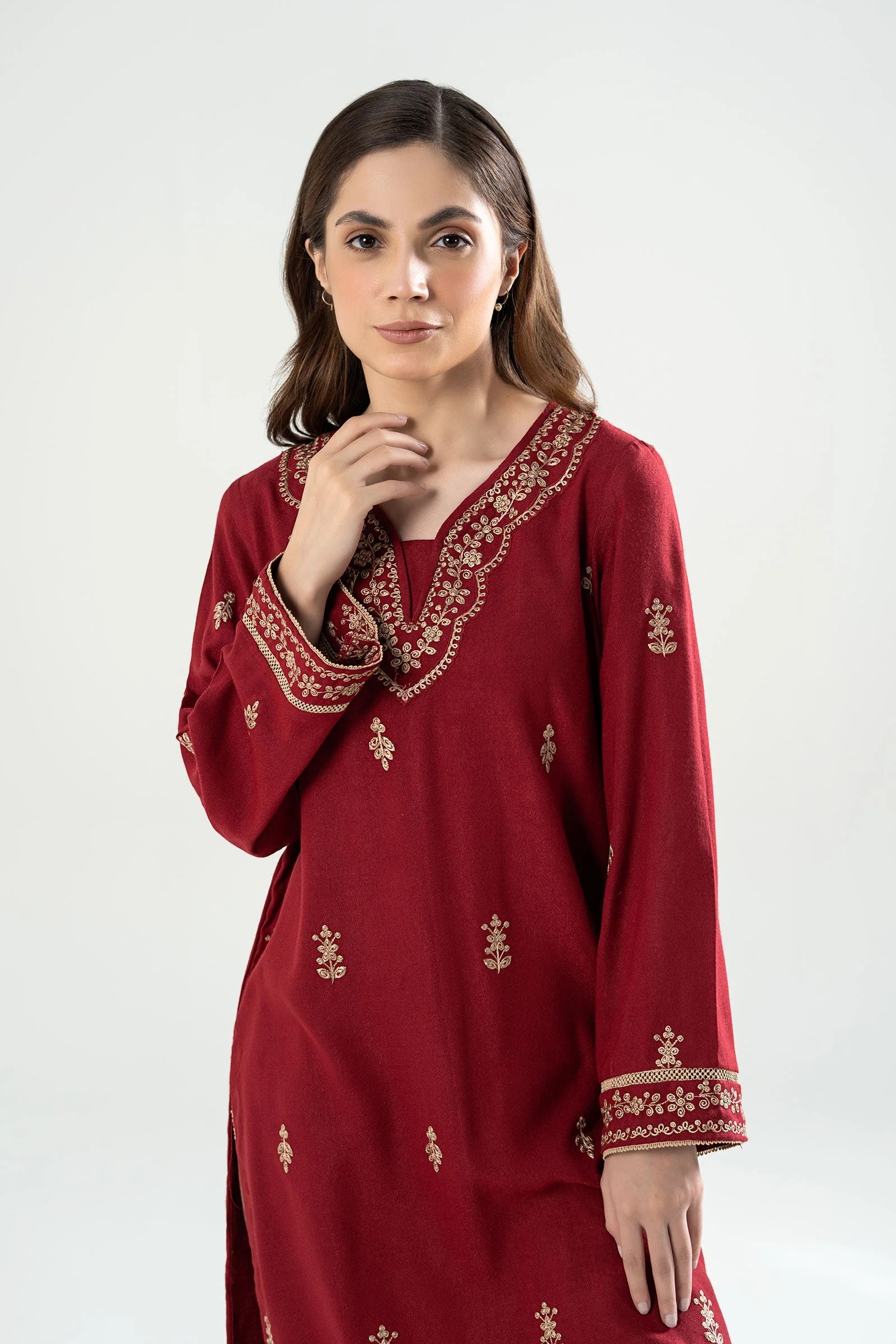 Embroidered Wool Shirt - Image 2