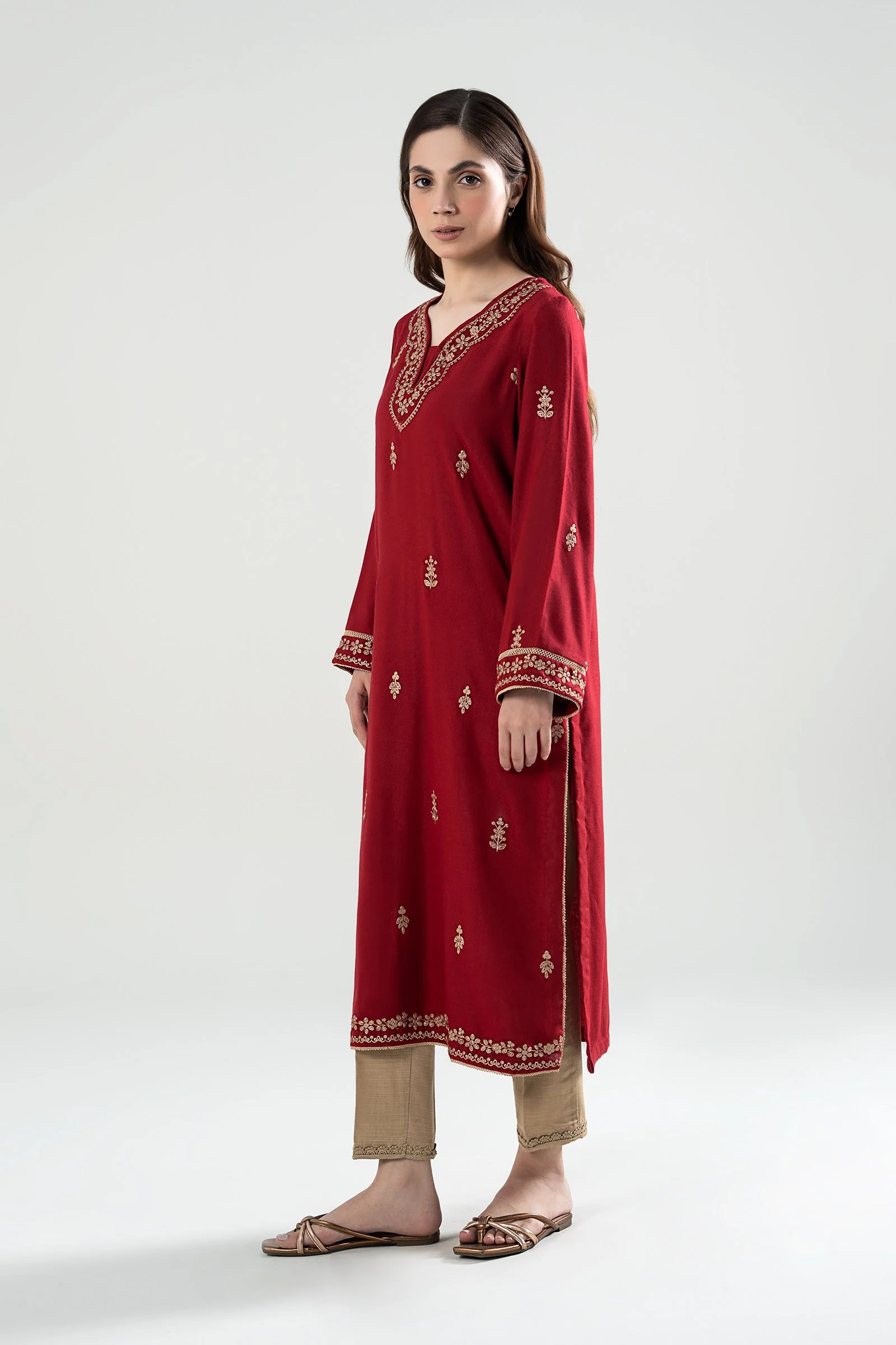 Embroidered Wool Shirt - Image 4