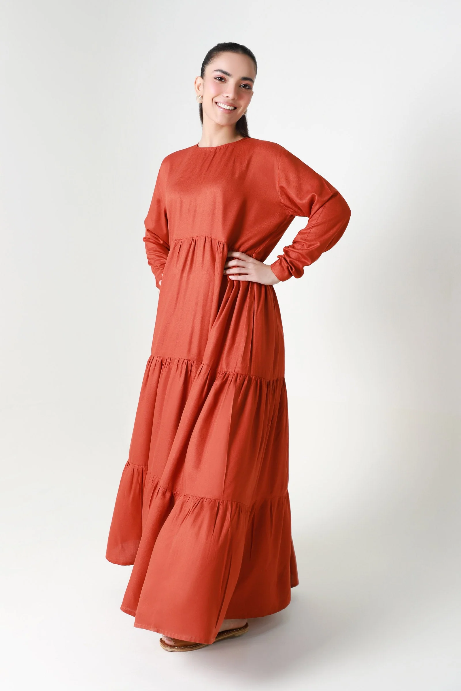 Dyed Twill Dress - Image 2