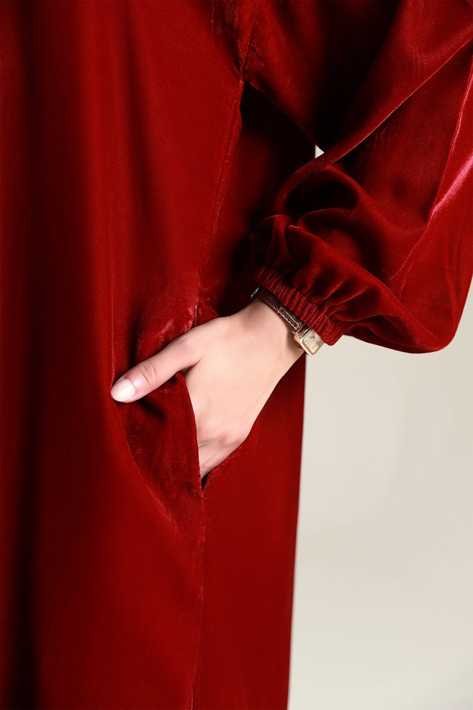 Dyed Velvet Shirt - Image 3