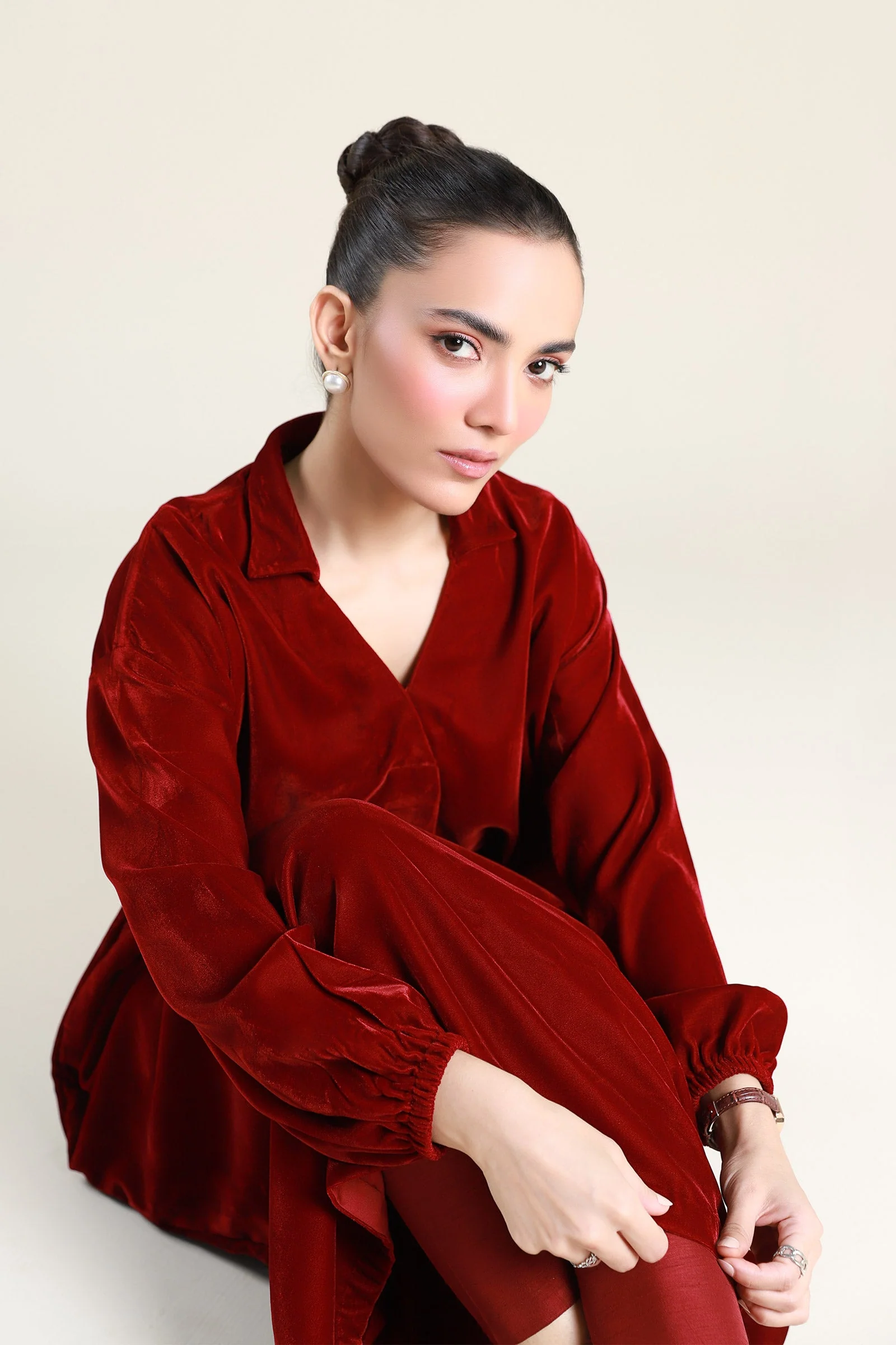 Dyed Velvet Shirt - Image 5