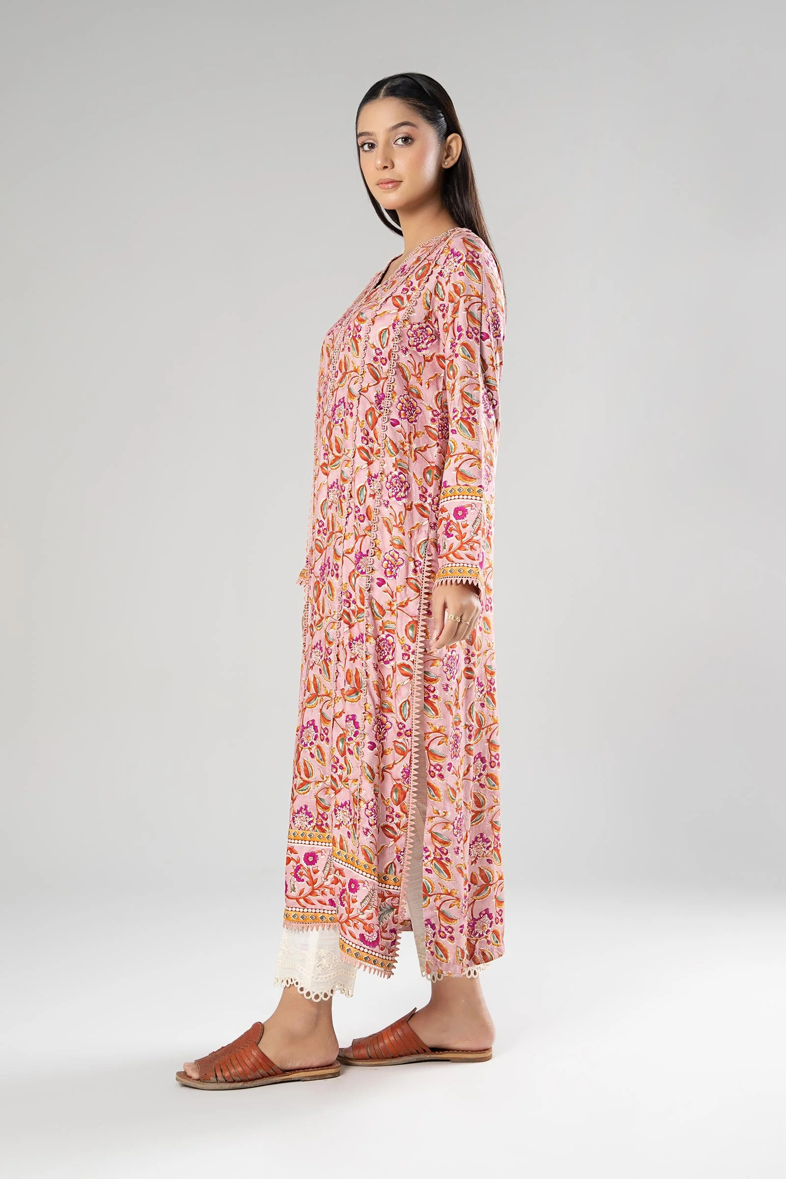 Printed Herringbone Shirt - Image 5