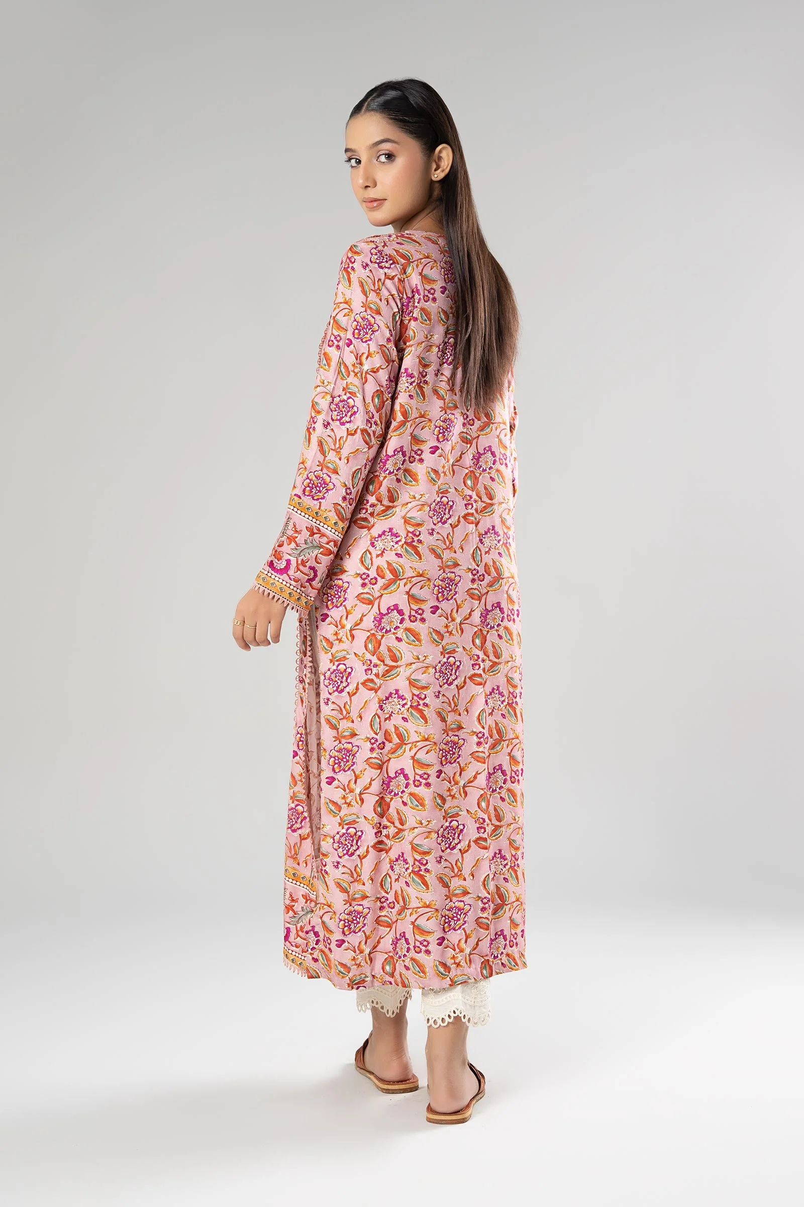 Printed Herringbone Shirt - Image 6